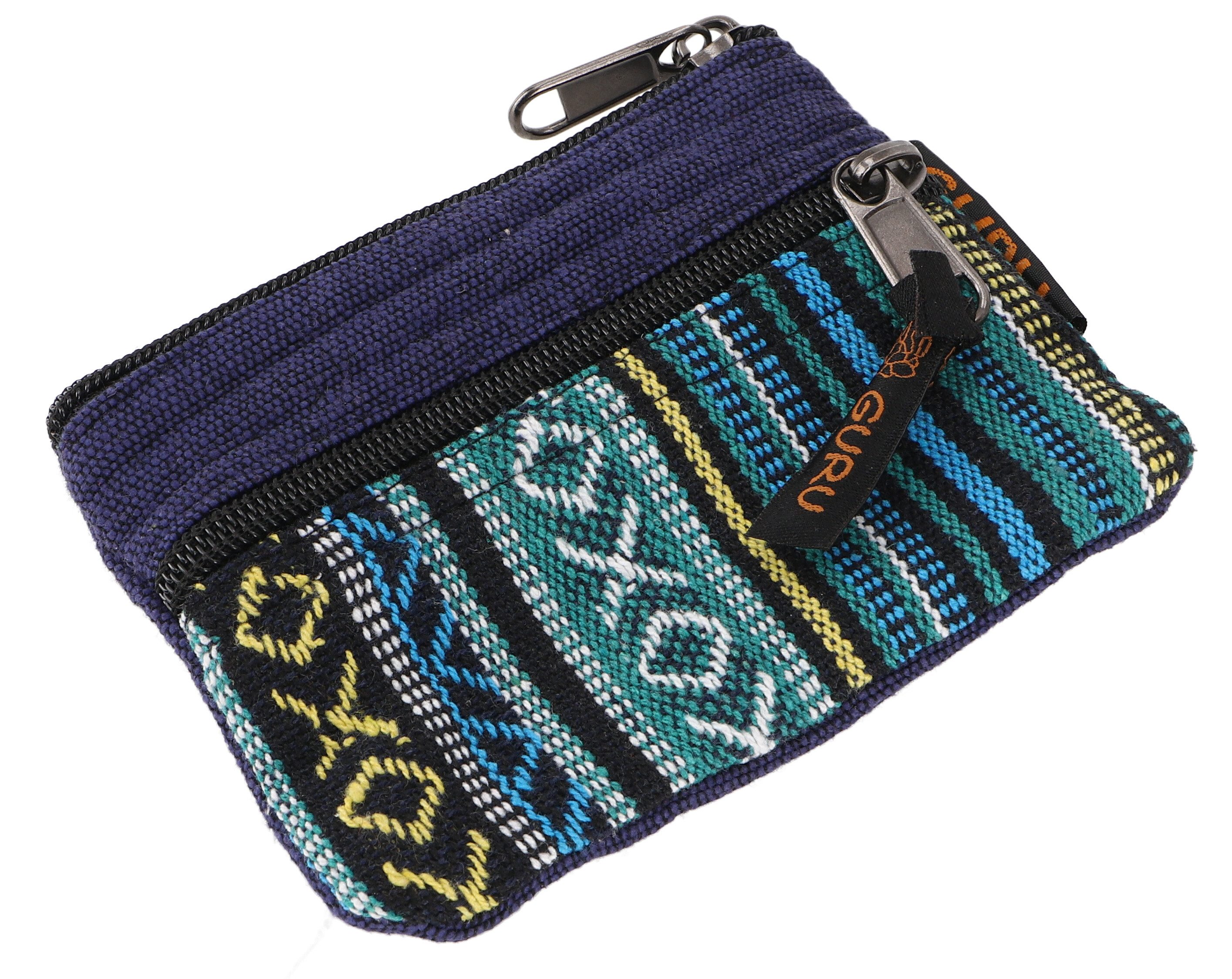 Guru-Shop Geldbörse Ethno Portemonnaie, Geldbeutel - blau günstig online kaufen