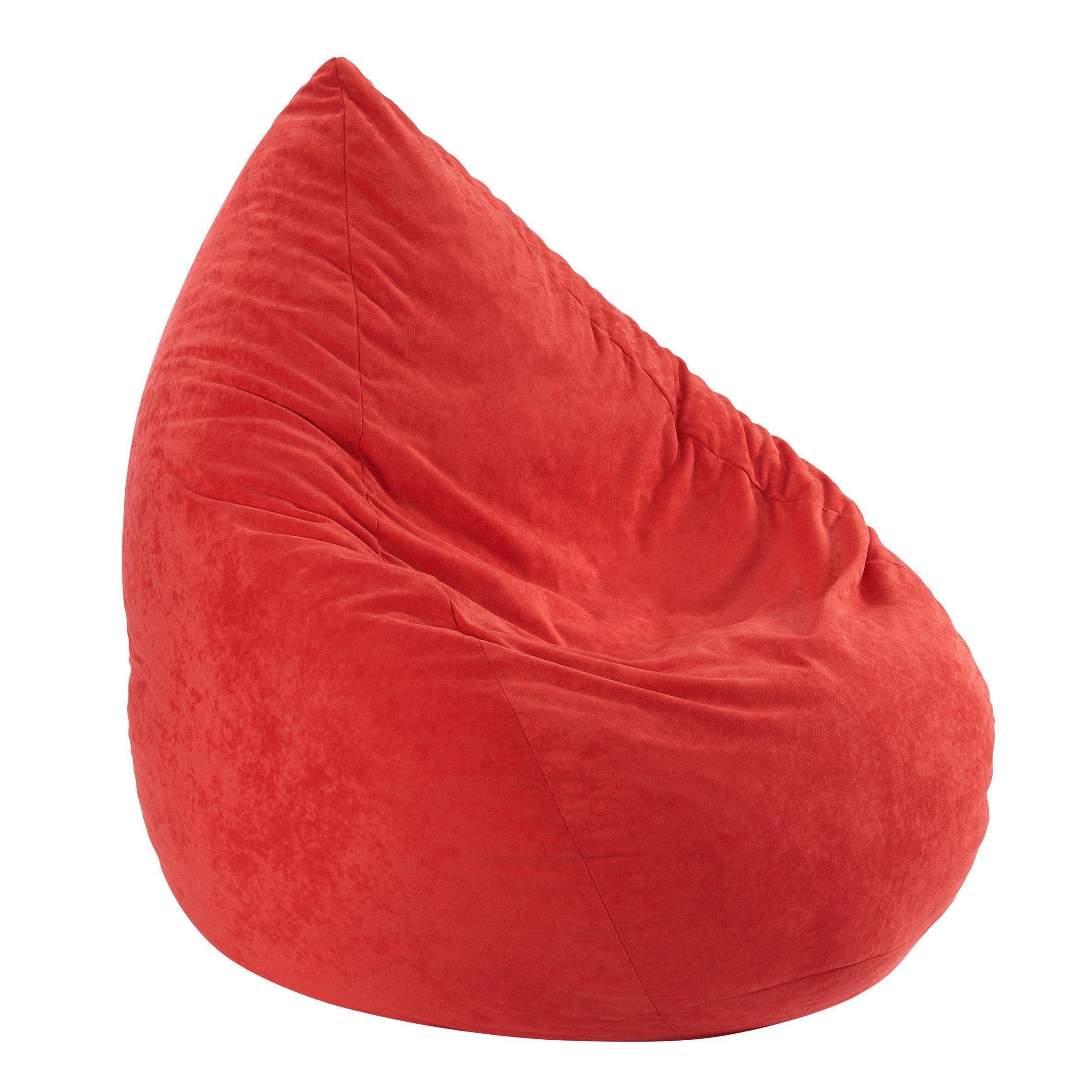 Licardo Sitzsack Sitzsack Poly Noble 90 cm hoch (1 St) rot