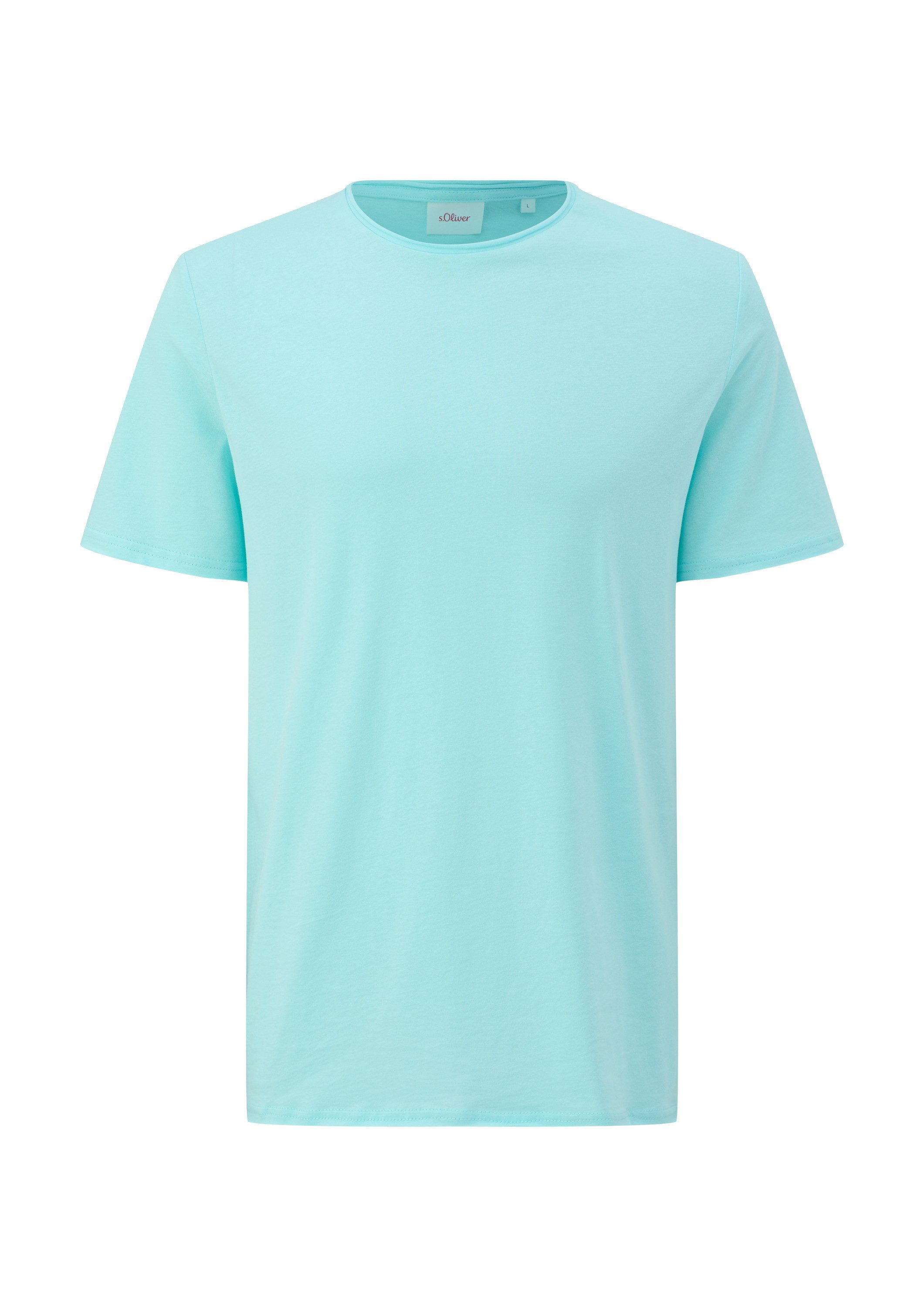 s.Oliver Kurzarmshirt T-Shirt T-Shirt aus Baumwolle günstig online kaufen