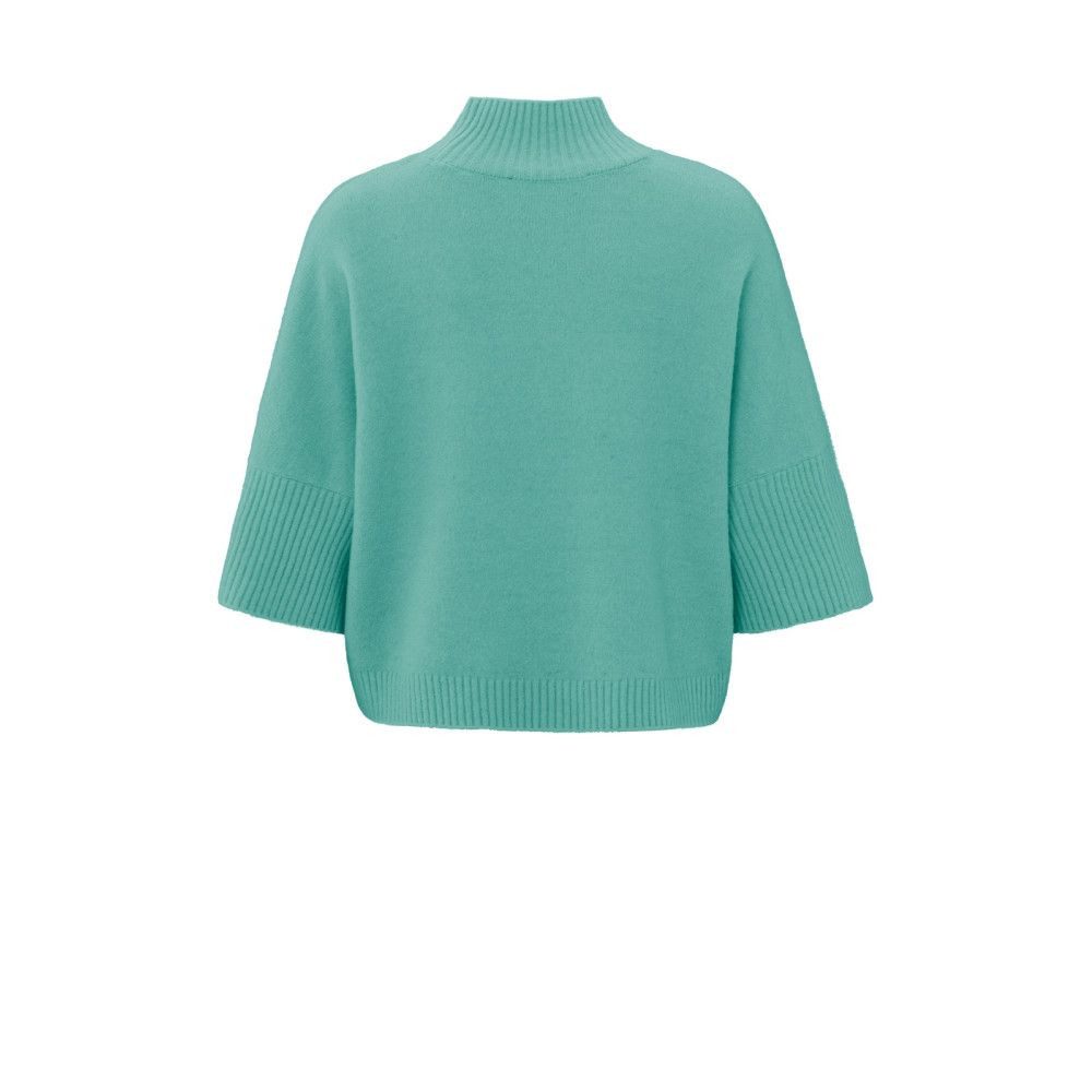 YAYA Stillpullover Weicher Pullover mit Stehkragen günstig online kaufen