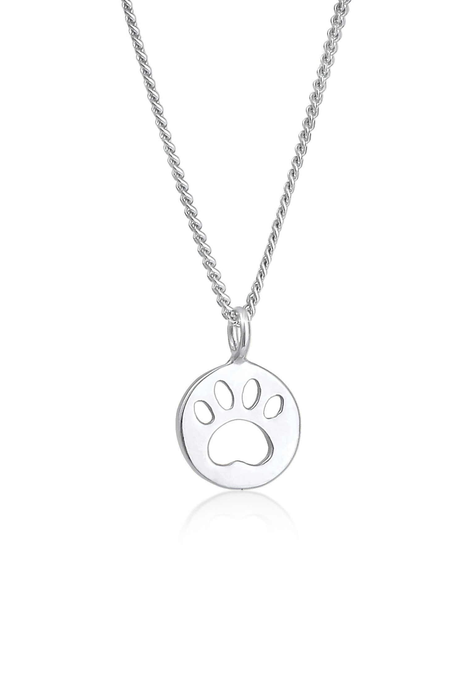 Kette mit Anhänger Kinder Pfote Katze Hund 925 Silber