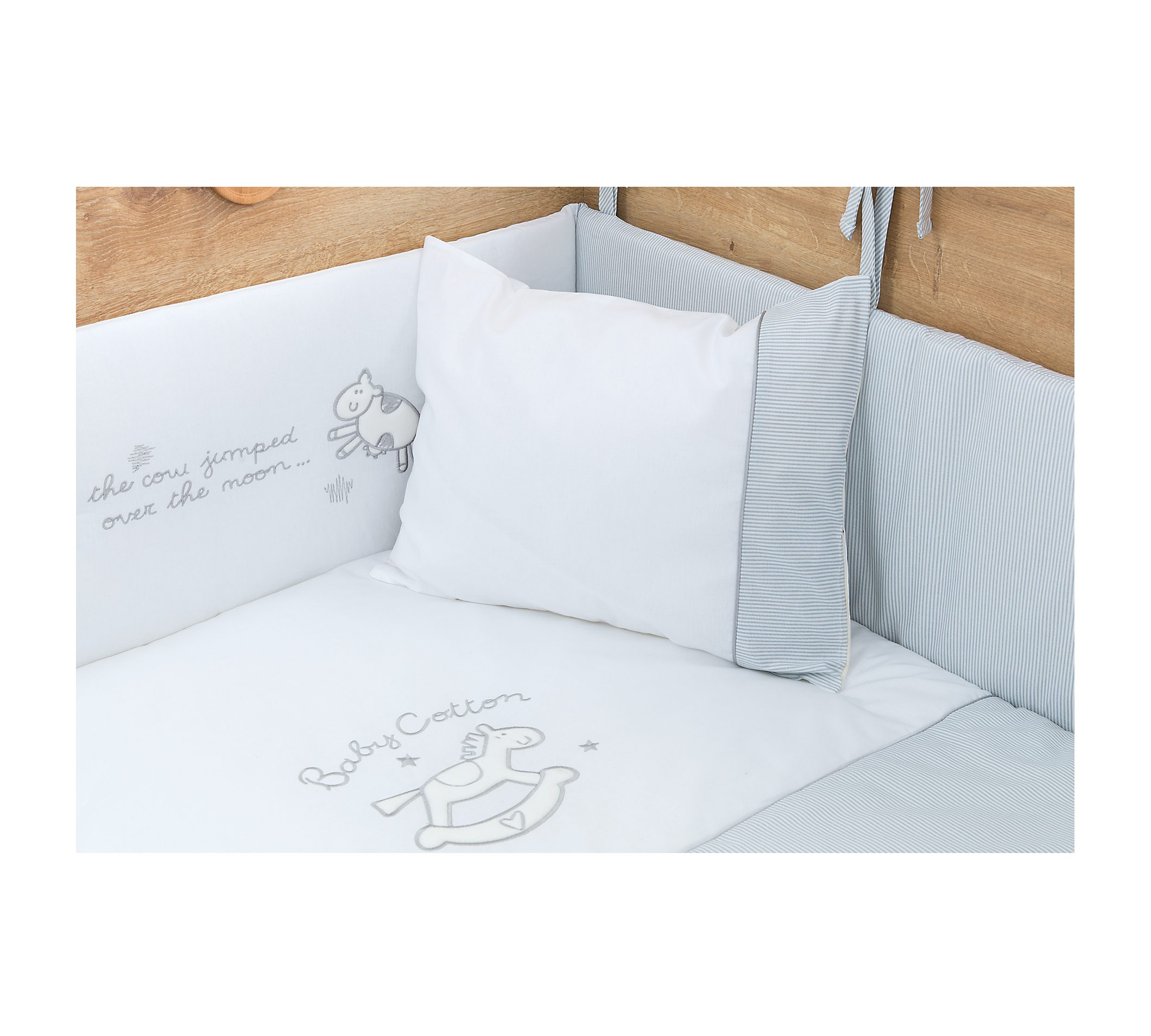 Möbel-Zeit Babybettwäsche Bettwäsche-Set BABY COTTON, 70x110 cm, 4 teilig günstig online kaufen