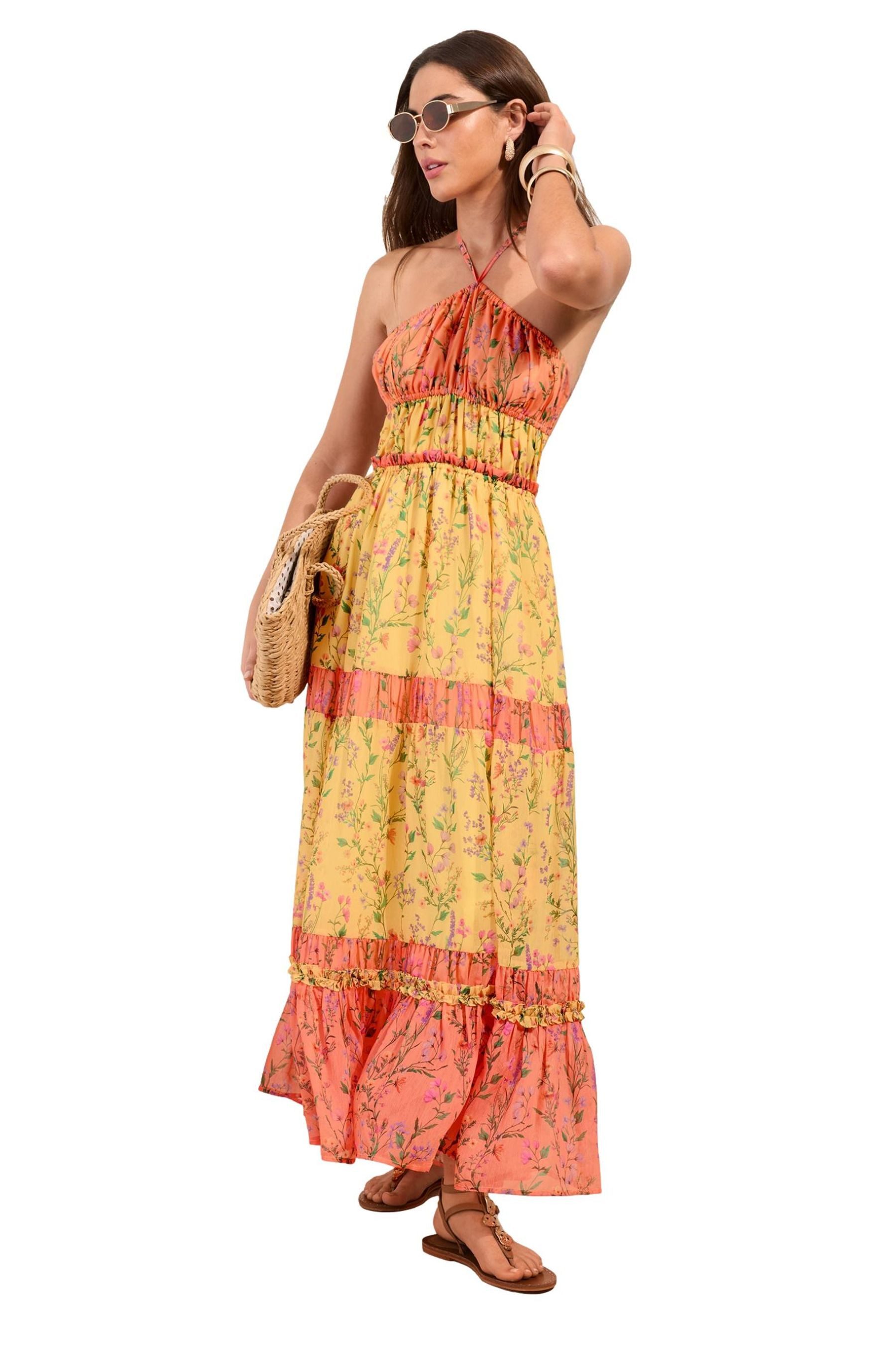 Friends Like These Maxikleid Friends Like These gestuftes Bardot-Maxikleid (1-tlg)
