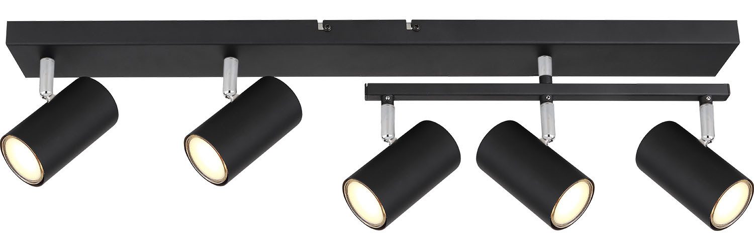 GLOBO LIGHTING Deckenspot ROBBY, ohne Leuchtmittel, Strahler Schwarz, dreh-/schwenkbar, GU10