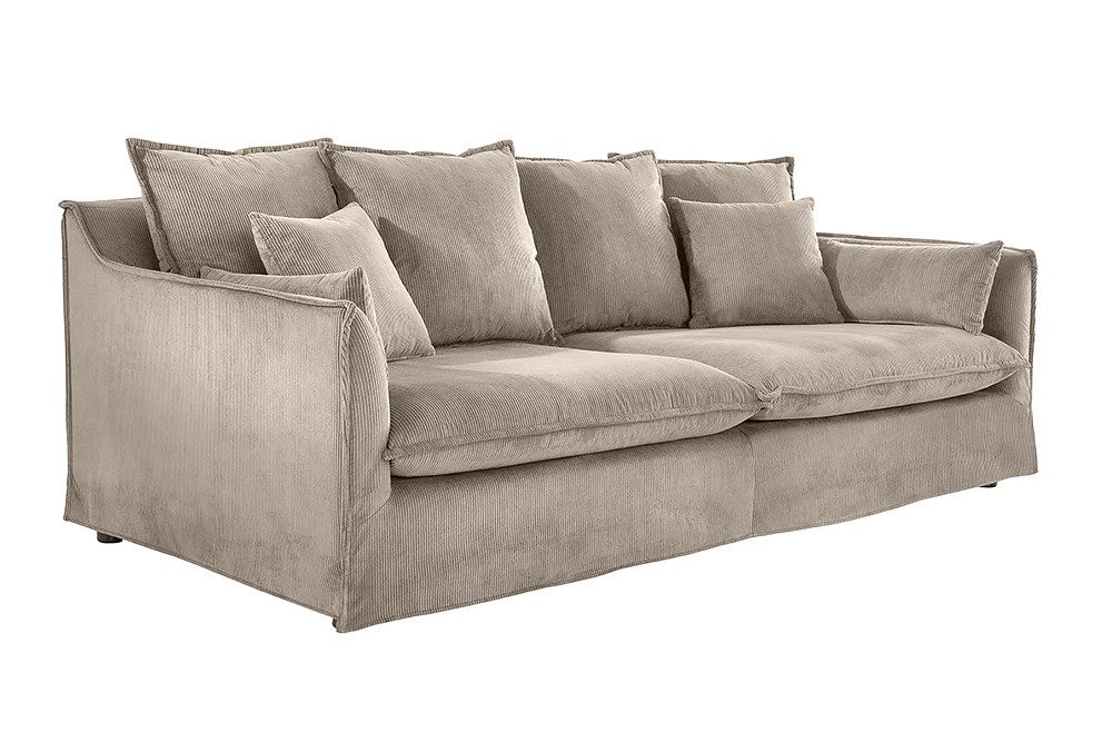 riess-ambiente 3-Sitzer HEAVEN 210cm greige · Hussensofa inkl. Kissen und a günstig online kaufen