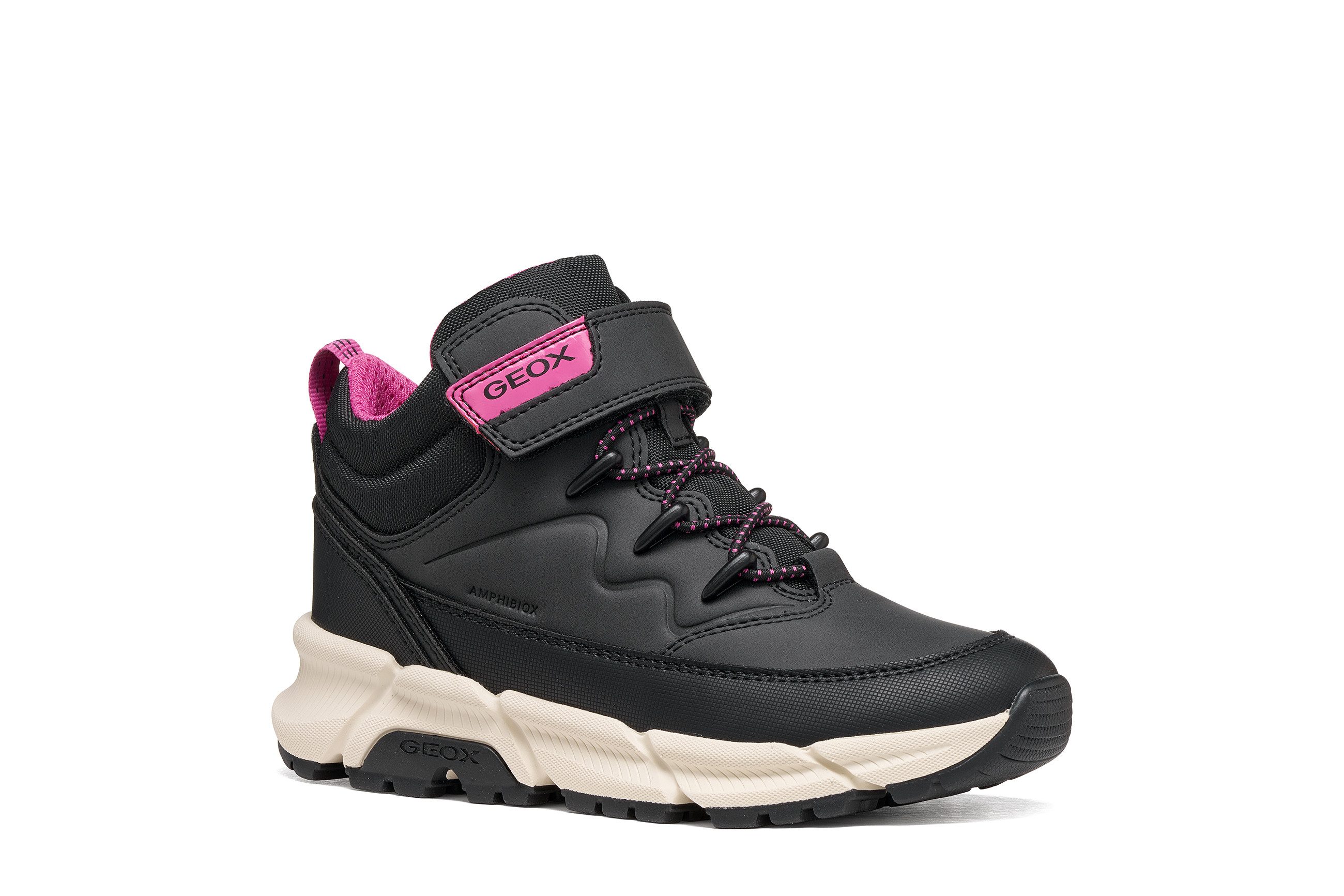 Geox J FLEXYPER PLUS GIRL Sneaker Sneaker für kältere Tage, Herbstboots, Größenschablone zum Download