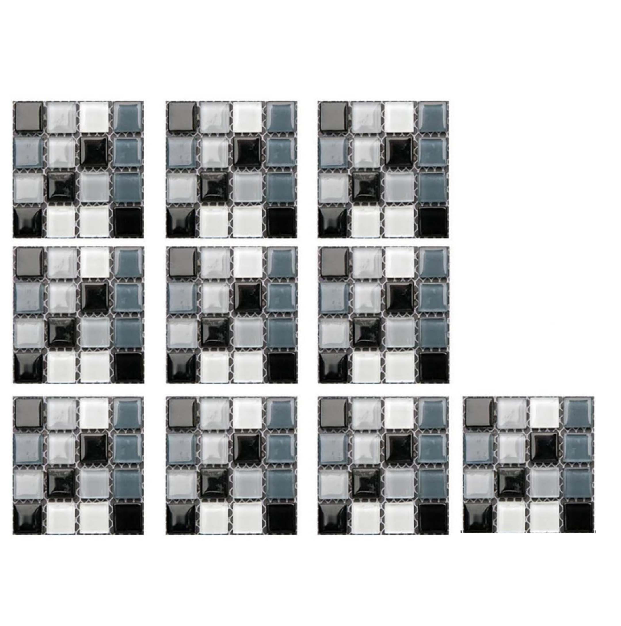 Coonoor Fliesenaufkleber 10 stück PVC Fliesenaufkleber, Selbstklebende (10x günstig online kaufen