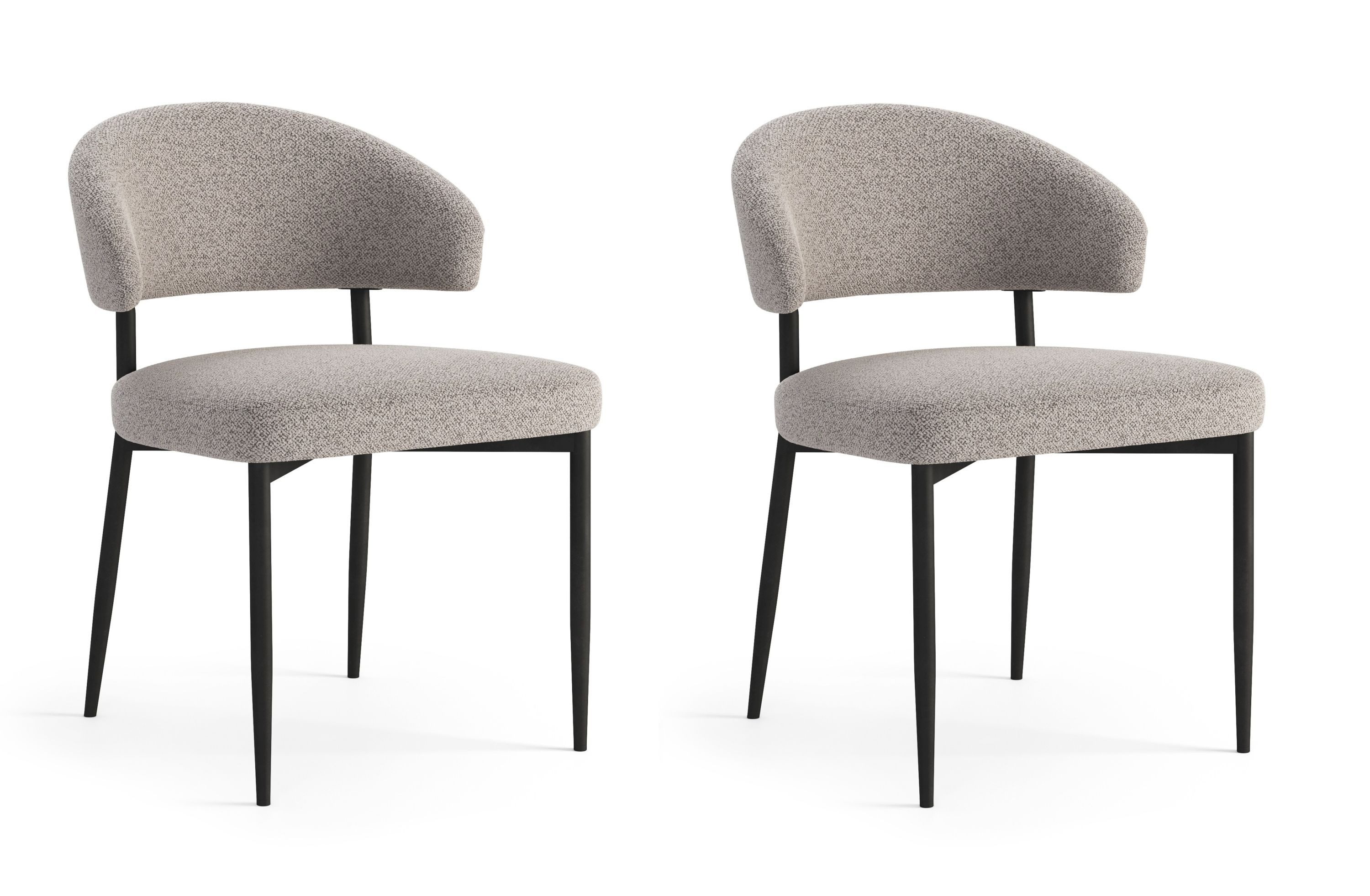 designimpex Esszimmerstuhl 2er Set Design Iris Stuhl Stühle Samt günstig online kaufen