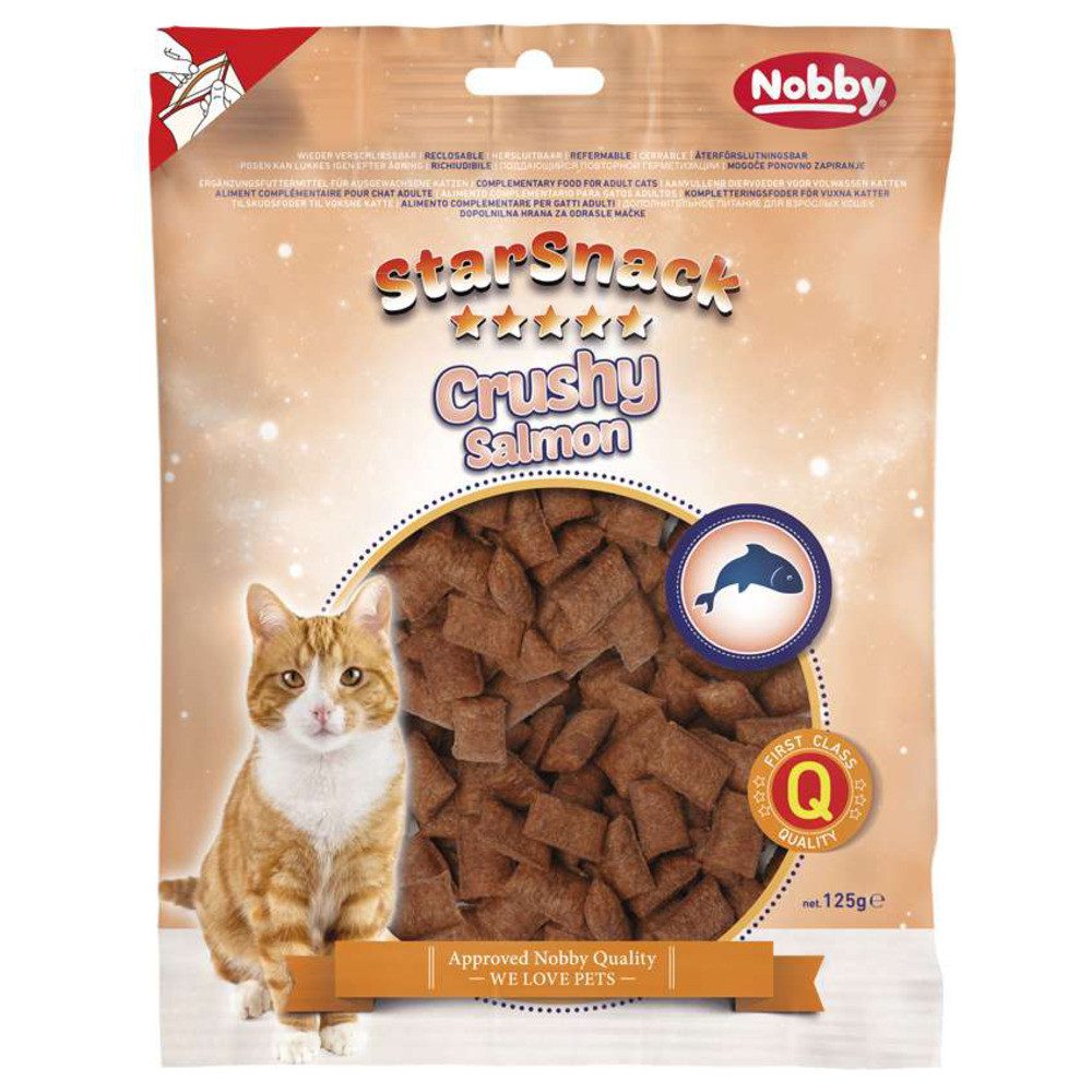 Nobby StarSnack Crushy Salmon 125 g, Snack für: Katze von Nobby