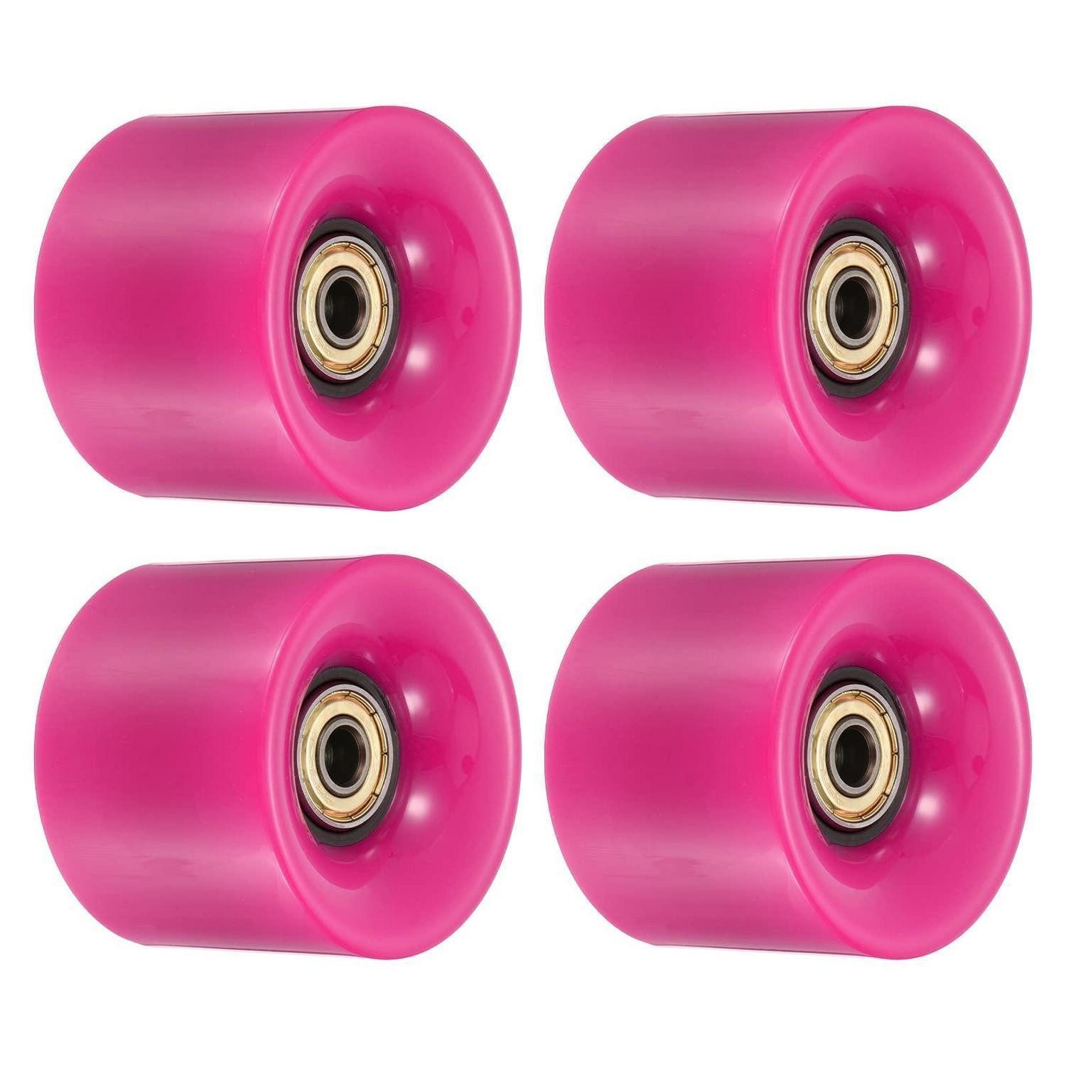 LuxusKollektion Schienbeinschutz Skateboard Rollen 46x60mm 80A Rot Gold Rosa Lager ABEC