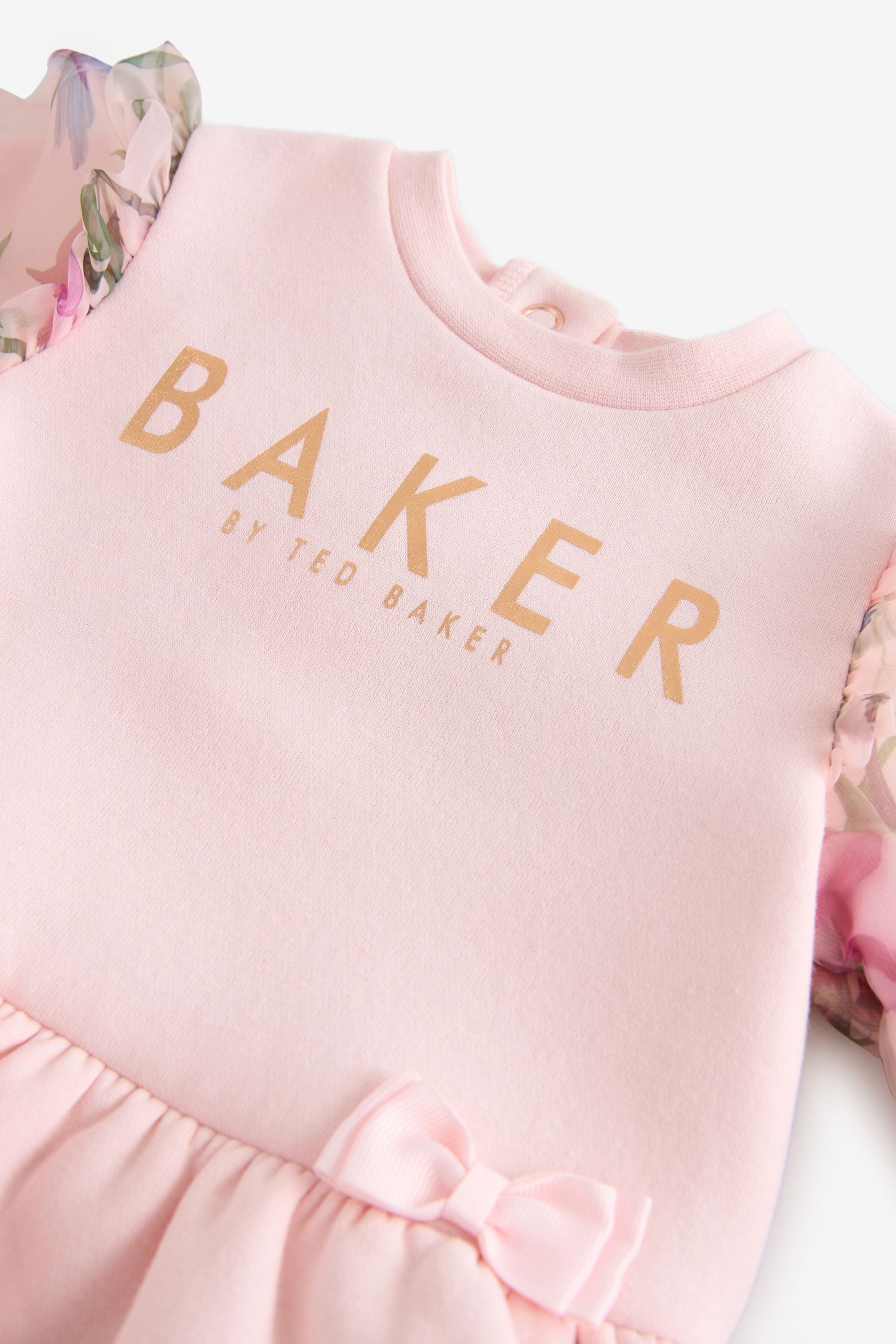 Baker by Ted Baker Strampler Baker by Ted Baker Overall mit Organzaärmel (1-tlg) – Bild 3 von 5