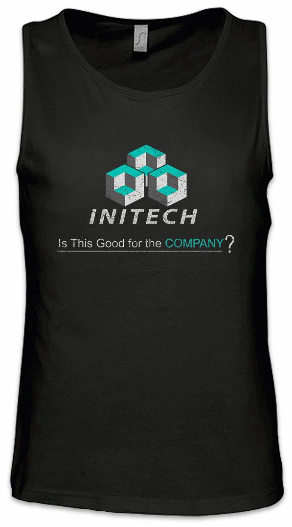 Tanktop Initech Ärmelloses T-Shirt Office Alles Routine Space Sign Insignia