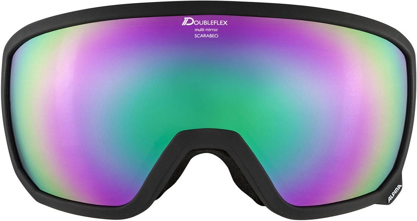 Alpina SCARABEO HM Skibrille Sports black matt