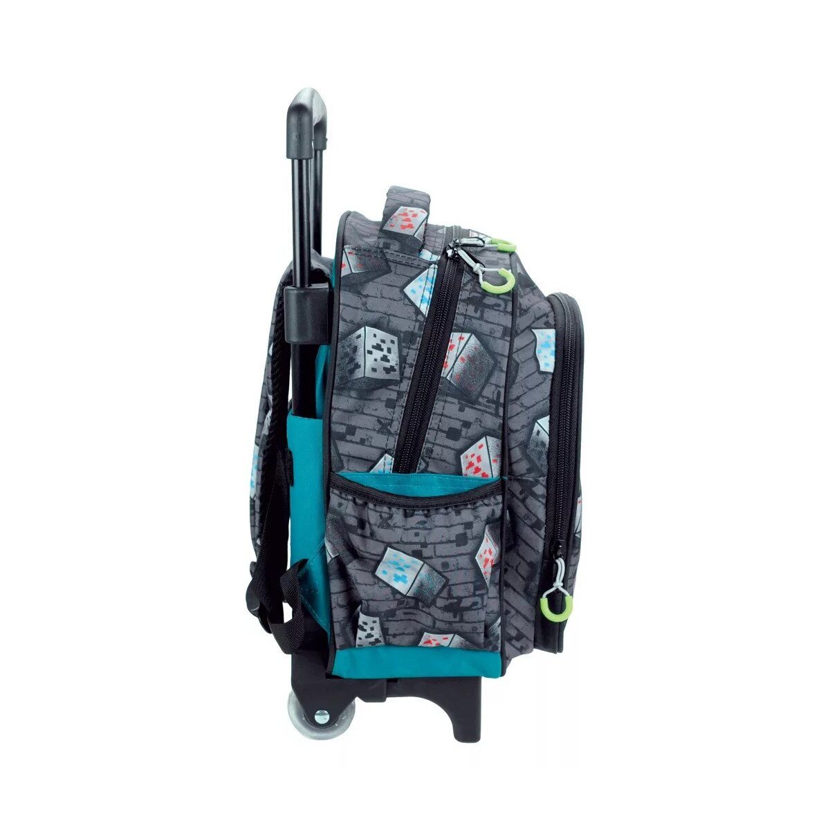 Minecraft Kinderrucksack Minecraft Metro Art Blast rollender Kindergarten Rucksack, (1-tlg)