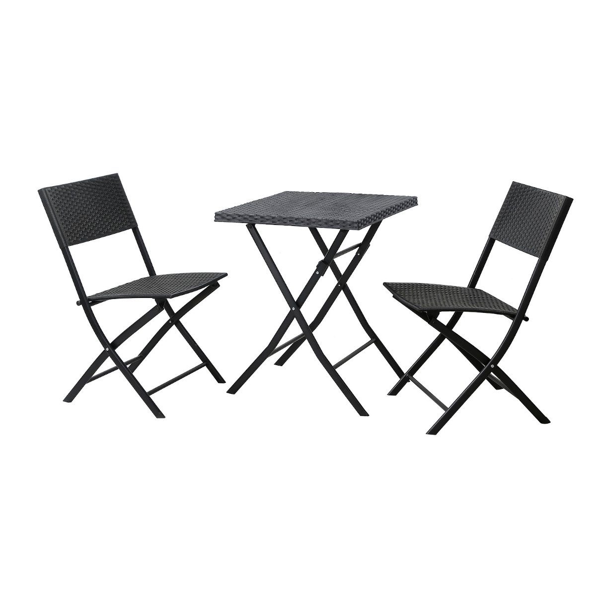 SVITA Balkonset Bistro-Set, (Set, 3-tlg., 2 Stühle und 1 Tisch), elegantes Design