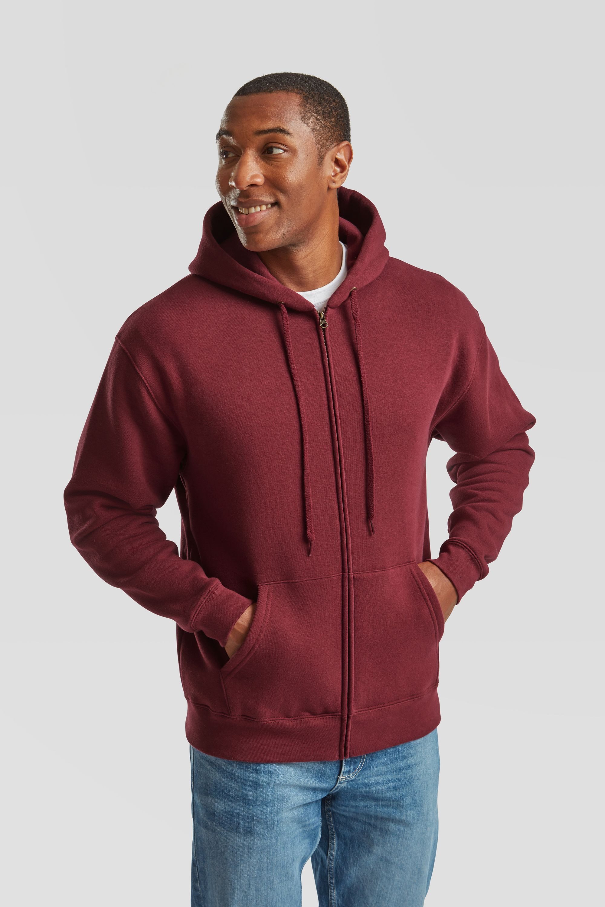 Fruit of the Loom Sweatjacke Premium Hooded Sweat Jacket
