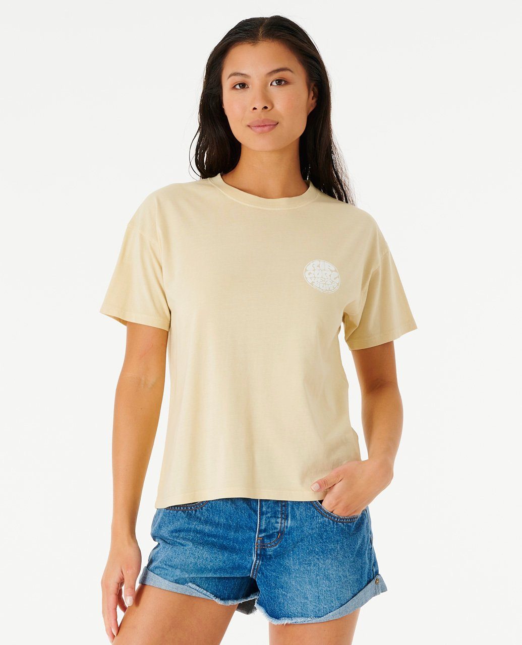 Rip Curl Print-Shirt Wettie Icon Relaxed T-Shirt