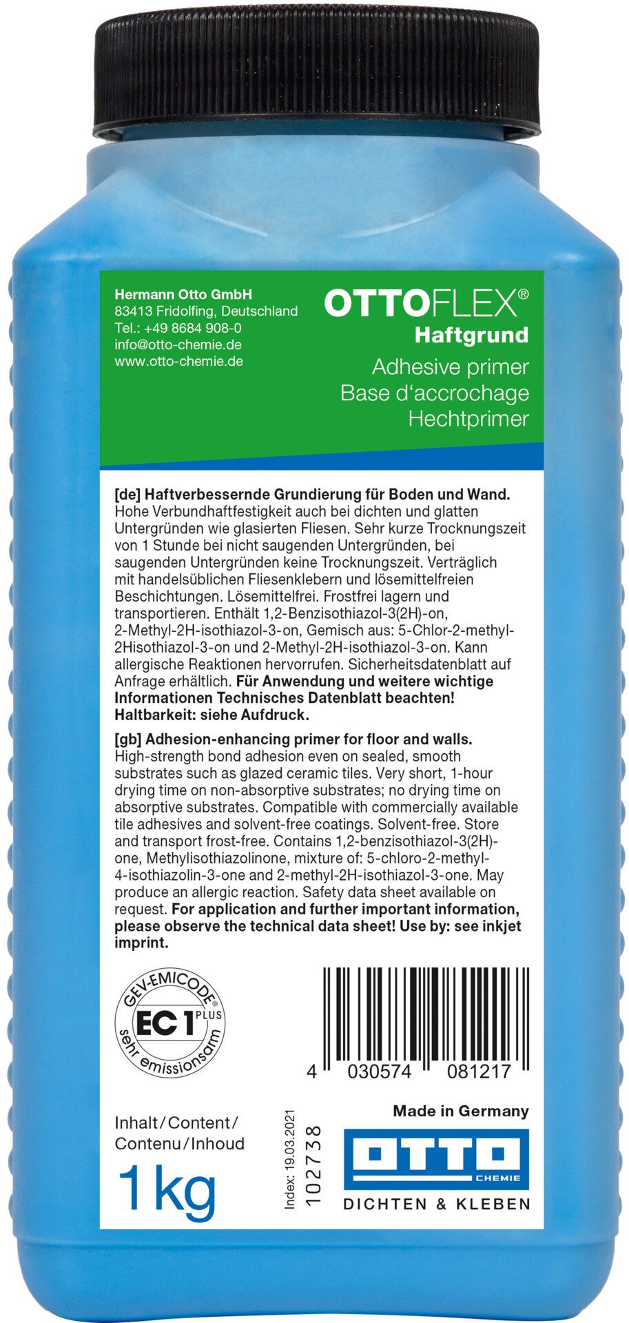 Haftgrund OTTOFLEX Haftgrund Haftbrücke für Boden und Wand von Otto Chemie