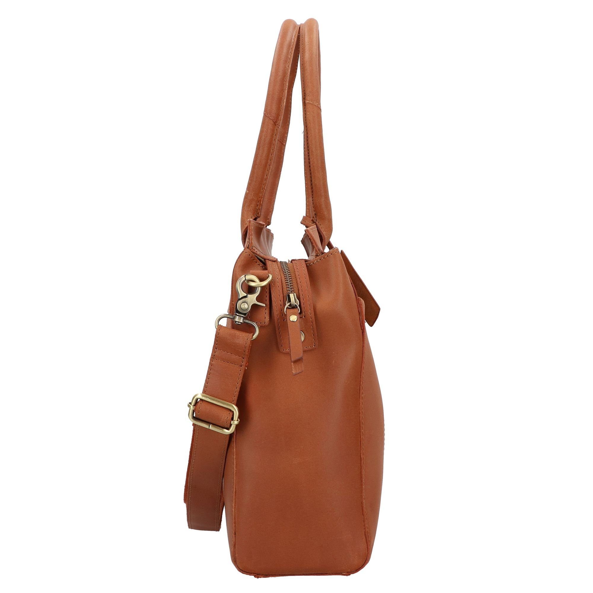 Burkely Schultertasche Vintage, Leder