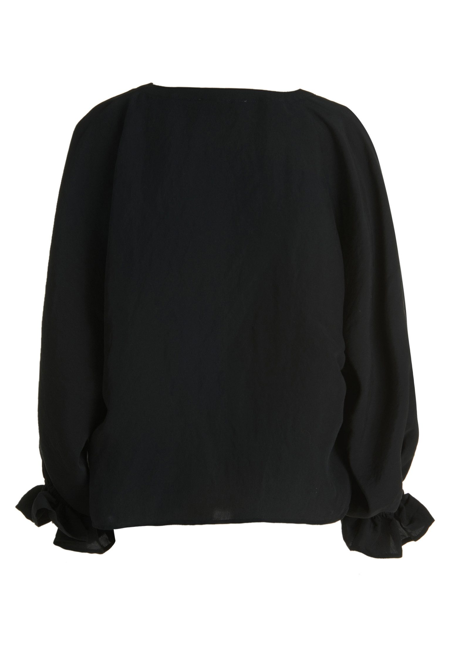 Cartoon Schlupfbluse Damen Casual-Bluse mit Schleifenknoten günstig online kaufen