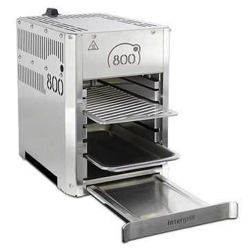 intergrill Gasgrill 800° Gasgrill Light Steakgrill Oberhitzegrill Hochleistungsgrill, Gasgrill, 3,3 kW