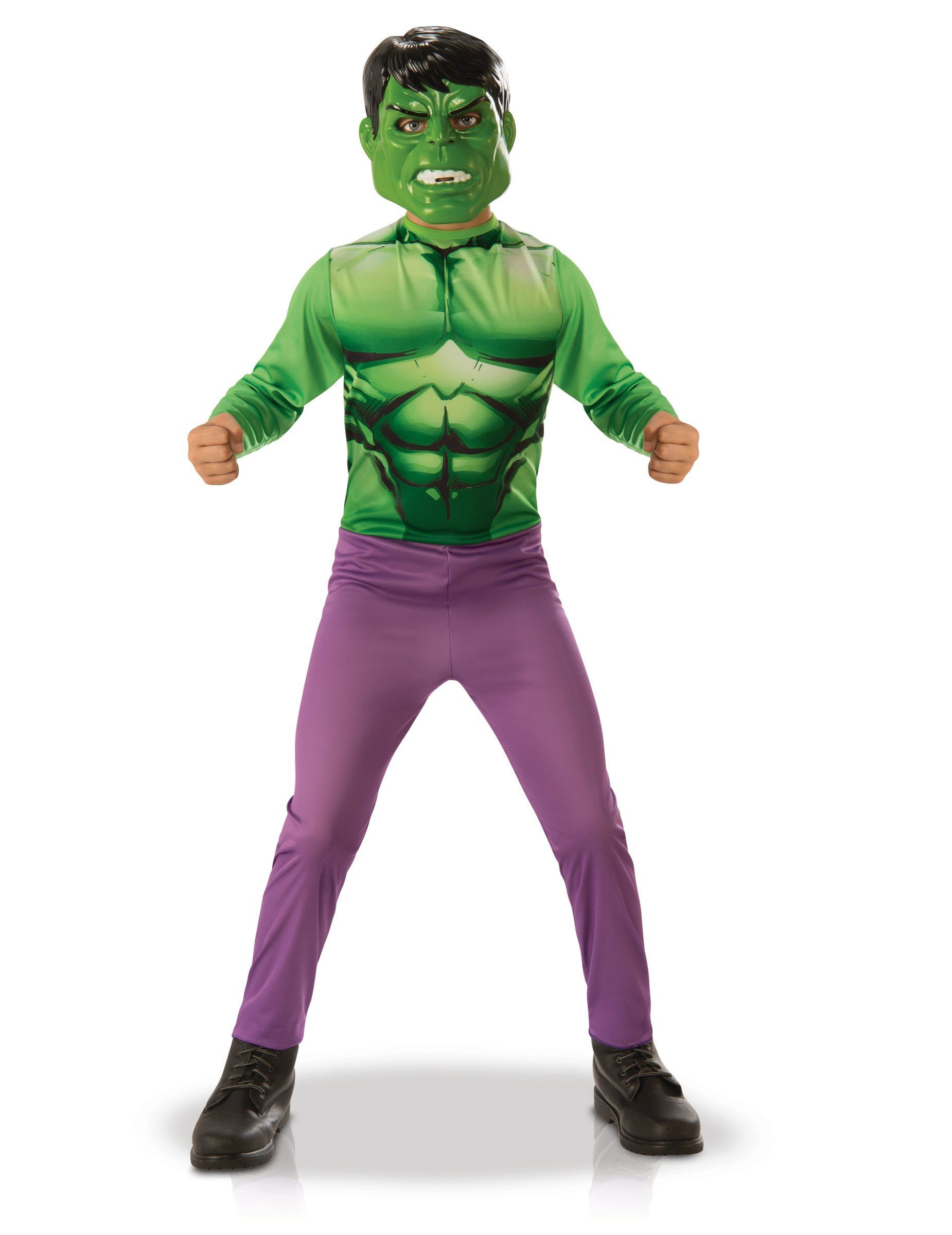 Rubie´s Kostüm Hulk-Kinderkostüm Comic Lizenzkostüm grün-lila