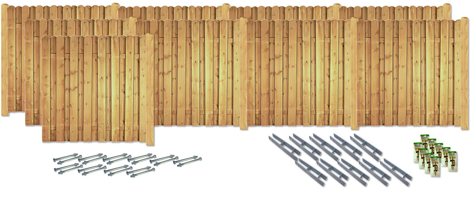 KONIFERA Sichtschutzelement DAYTONA, (Komplettset inkl. Zubehör), günstig online kaufen