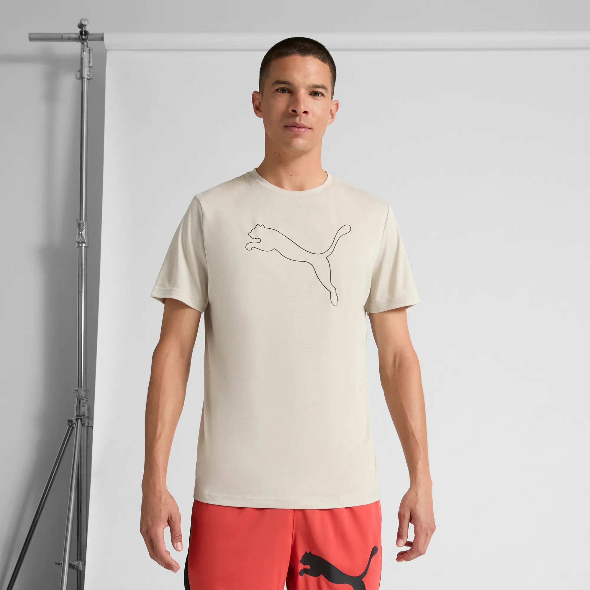 PUMA T-Shirt Puma Herren T-Shirt TAD ESSENTIAL HEATHER CAT TEE 525907