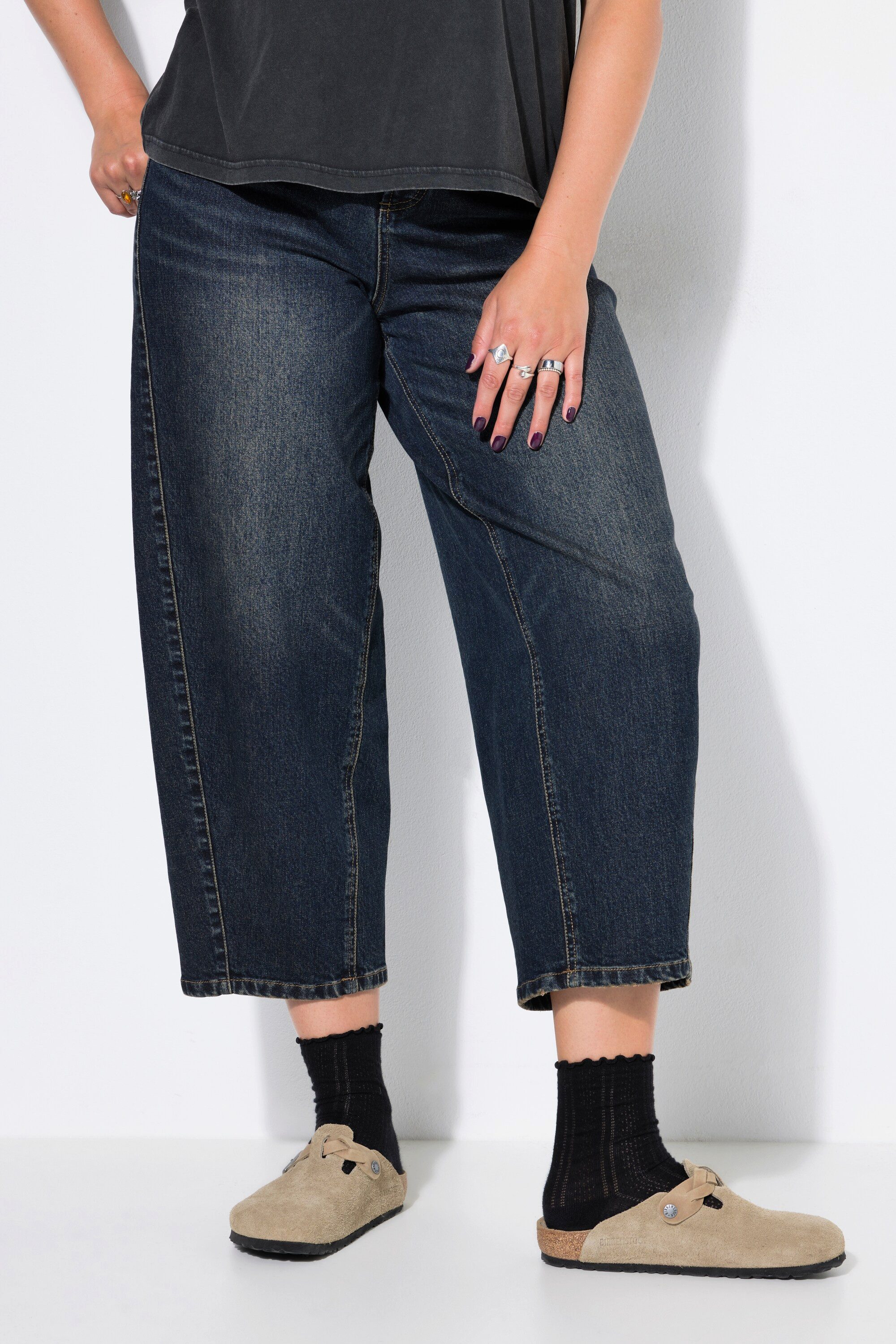 Studio Untold Regular-fit-Jeans Barrel-Jeans weite Barrel Legs 5-Pocket