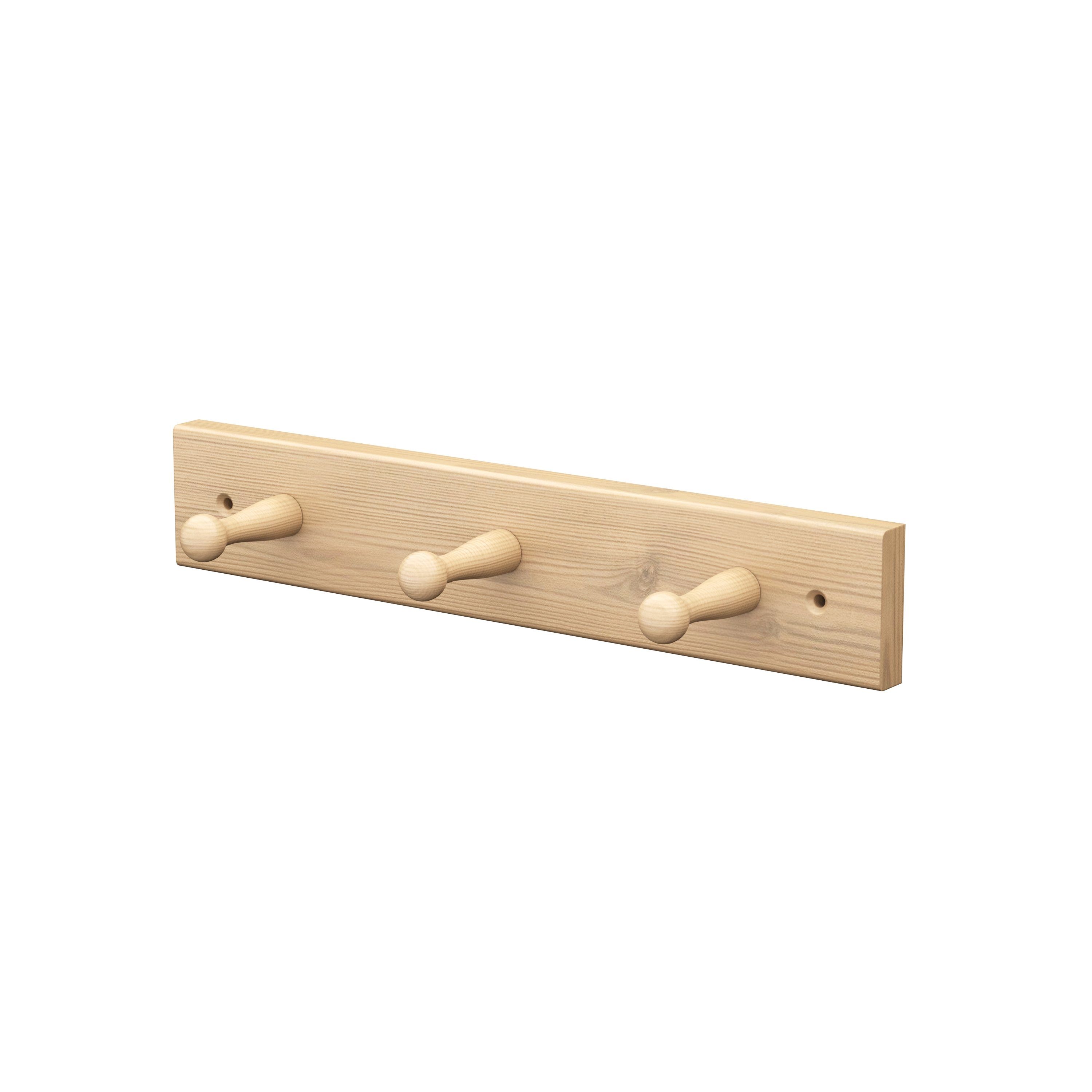 sossai® Wandgarderobe Garderobenleiste aus Holz in günstig online kaufen