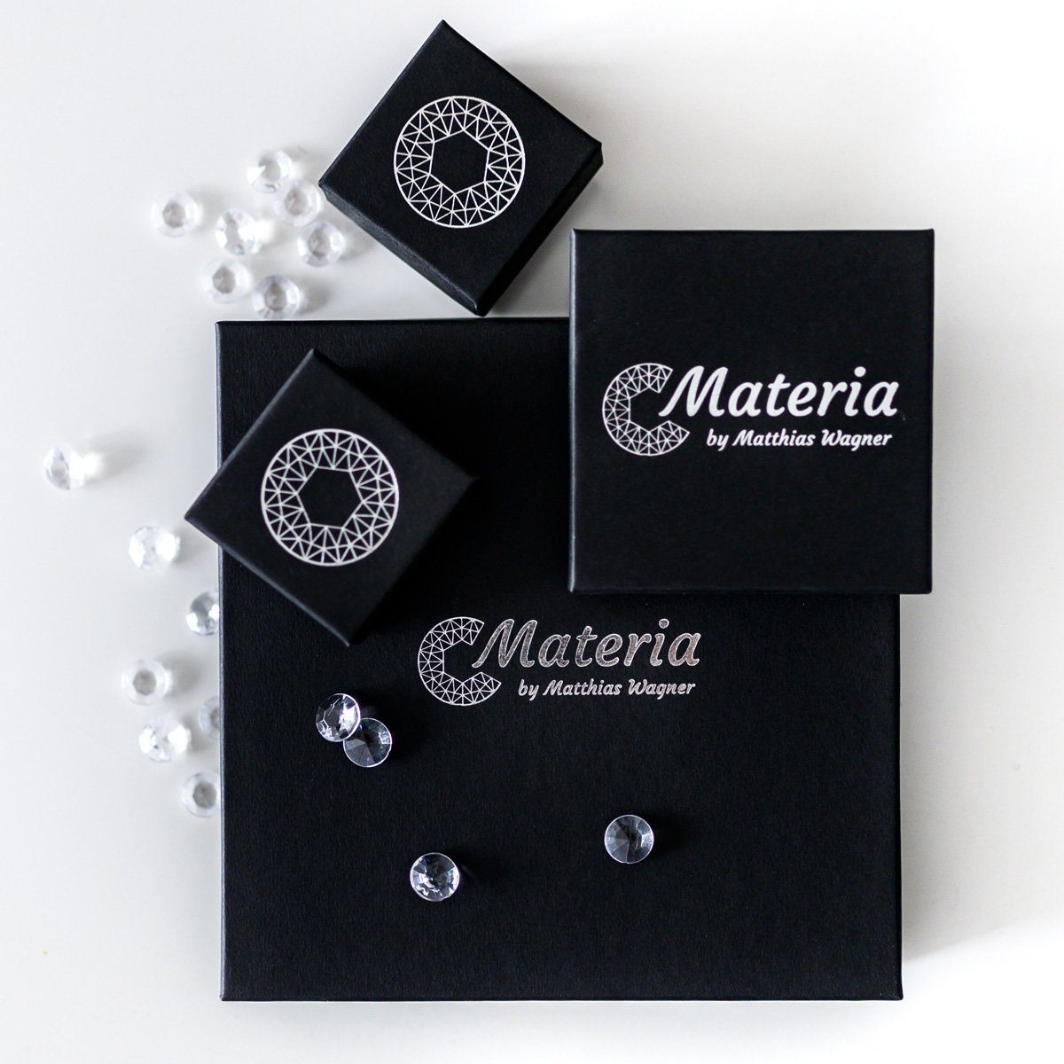 Materia Paar Ohrhänger Damen Edelstein Ohrringe günstig online kaufen