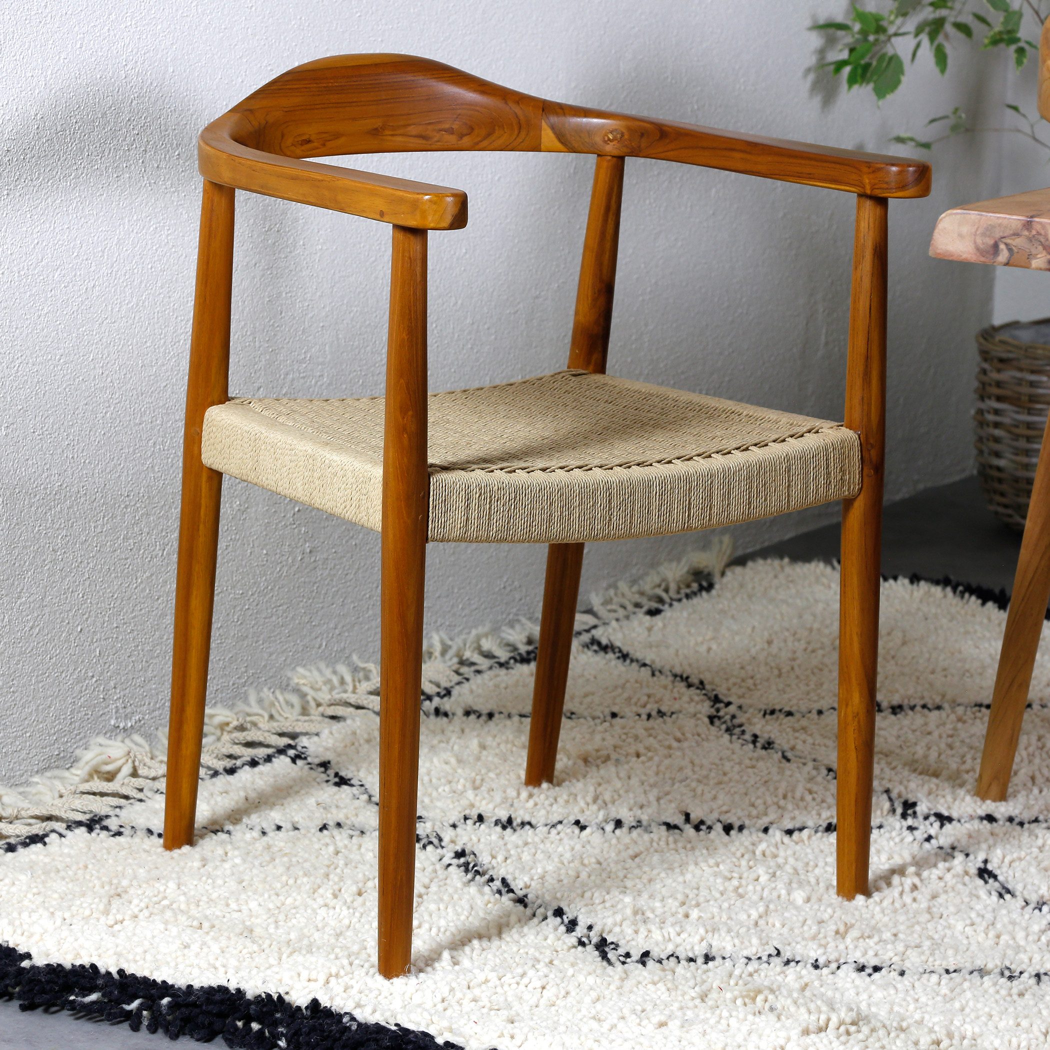 Casa Moro Armlehnstuhl Esszimmer Stuhl aus günstig online kaufen