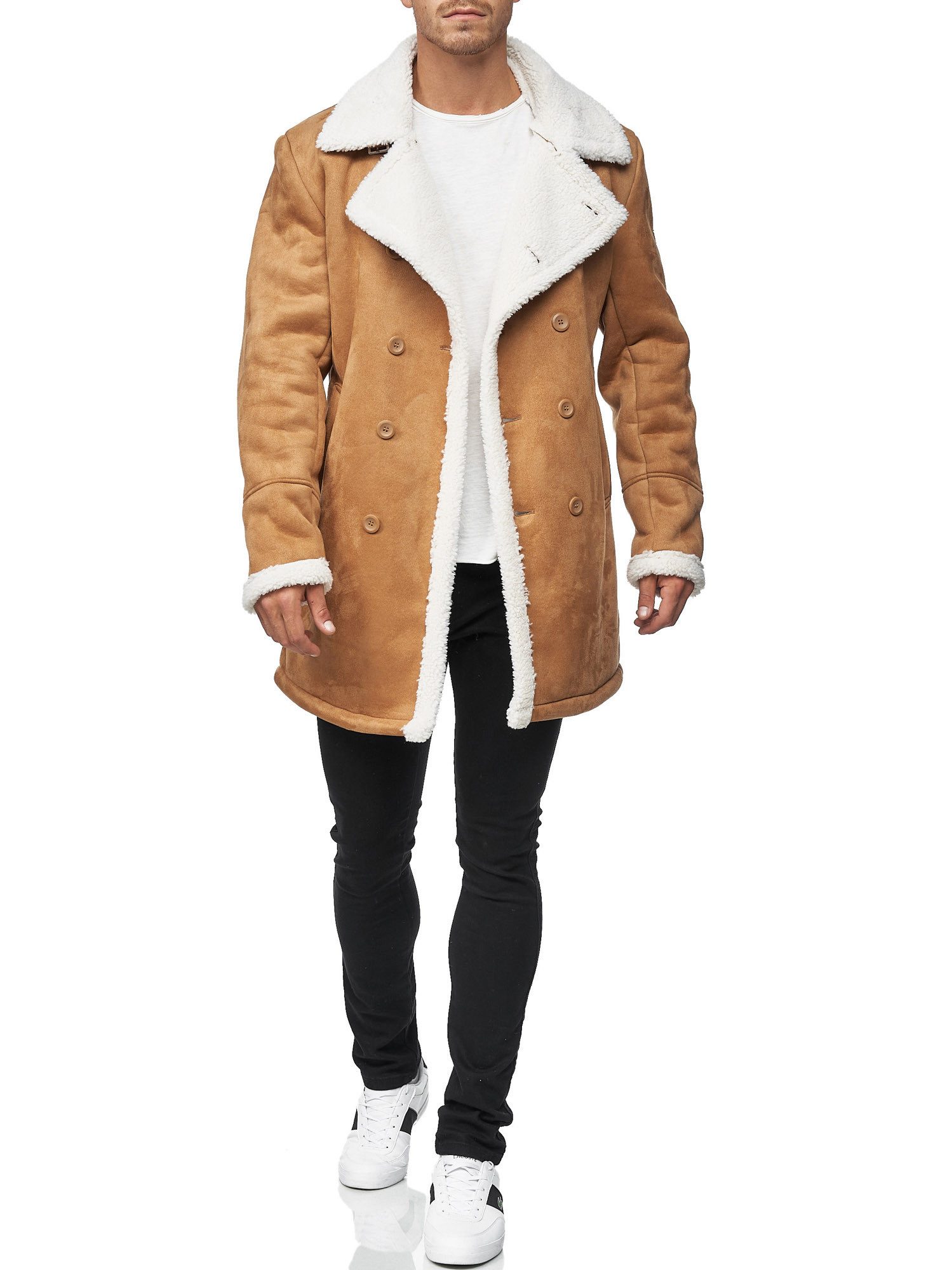 Indicode Kurzmantel Herren Barlow Mantel Winter Herrenmantel mit kuschelige günstig online kaufen