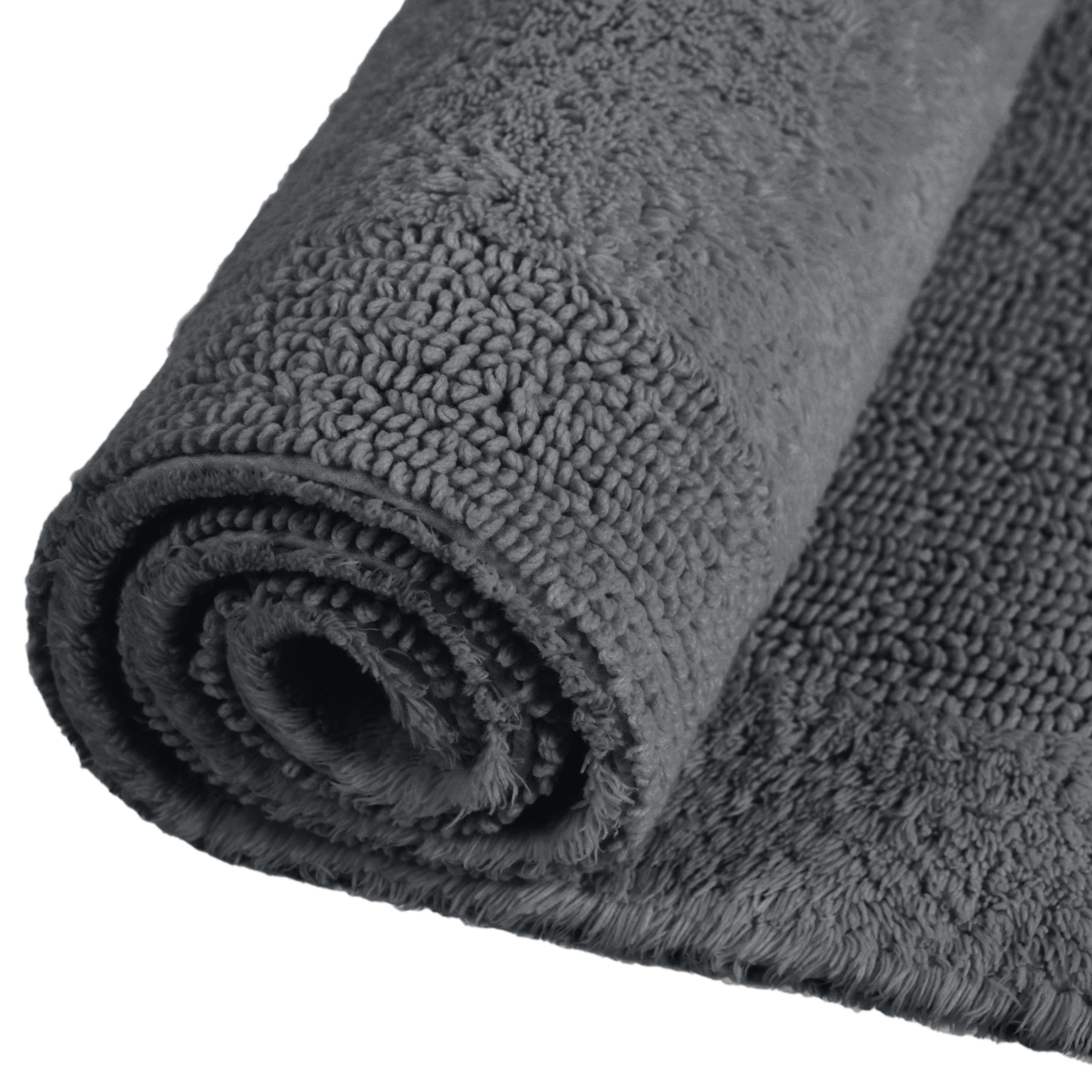OTTO home Badematte Kapra, Badvorleger, Badezimmer Teppich, Höhe 14 mm, beidseitig nutzbar, fußbodenheizungsgeeignet, strapazierfähig, Baumwolle, rechteckig, mit Bordüre, Badteppich, Badematte, Baumwolle