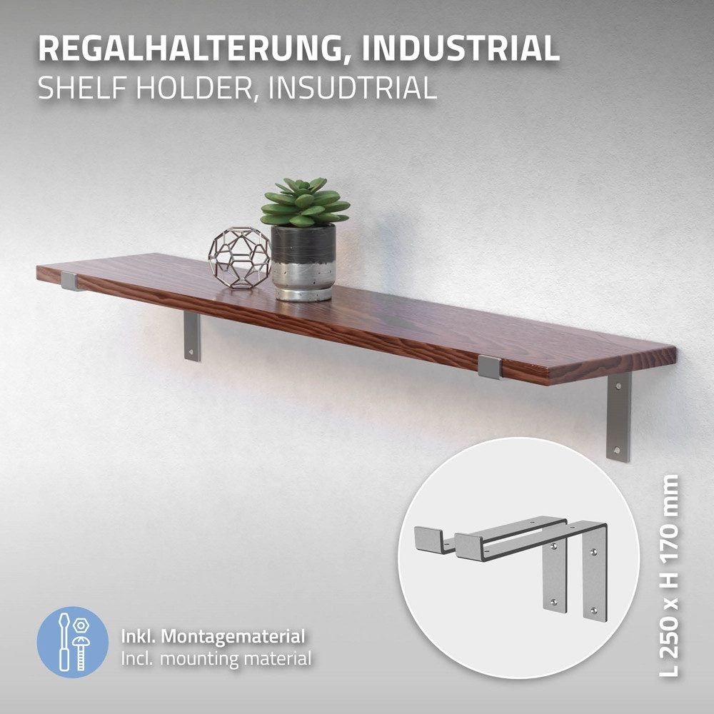 ML-DESIGN Wandregalhalter Regalhalterung L-Form aus Metall, günstig online kaufen