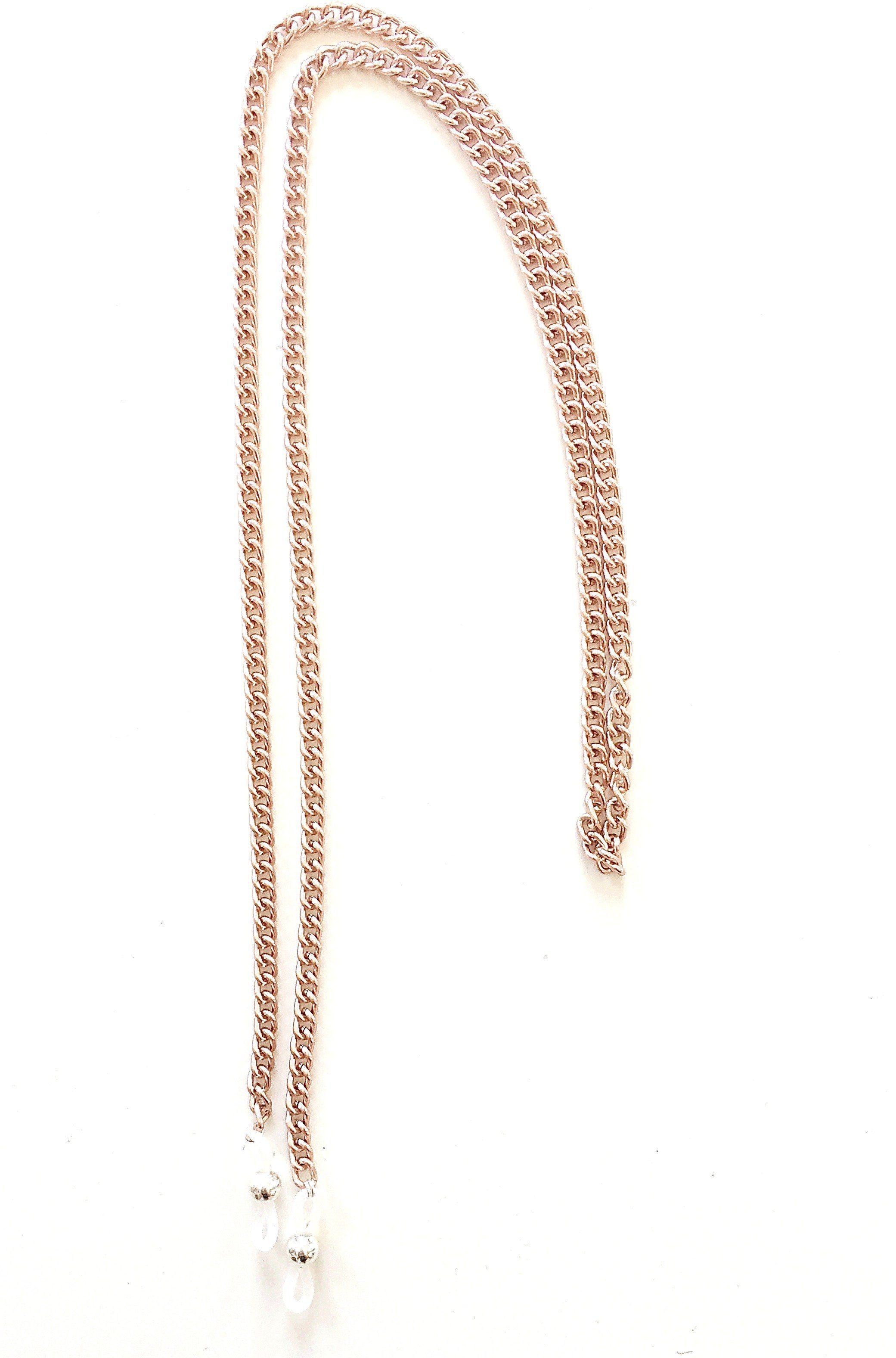 Crystal and Sage Jewelry Окуляриkette Окуляриkette in gold, silber, roségold und metallic violett, in verschiedenen Farbvarianten