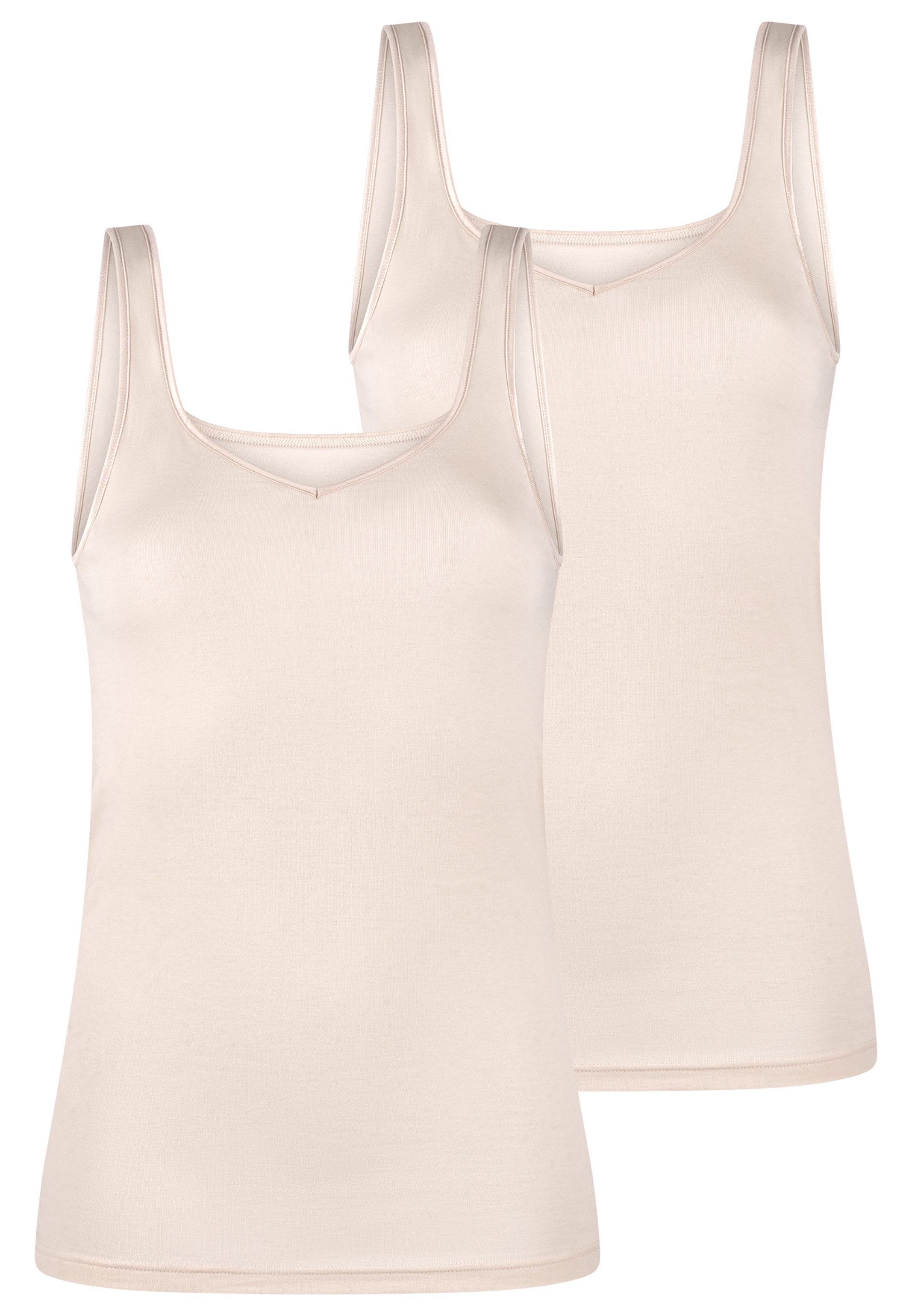 Mey Unterhemd 2er Pack Noblesse (Spar-Set, 2-St) Unterhemd / Tanktop - Baumwolle
