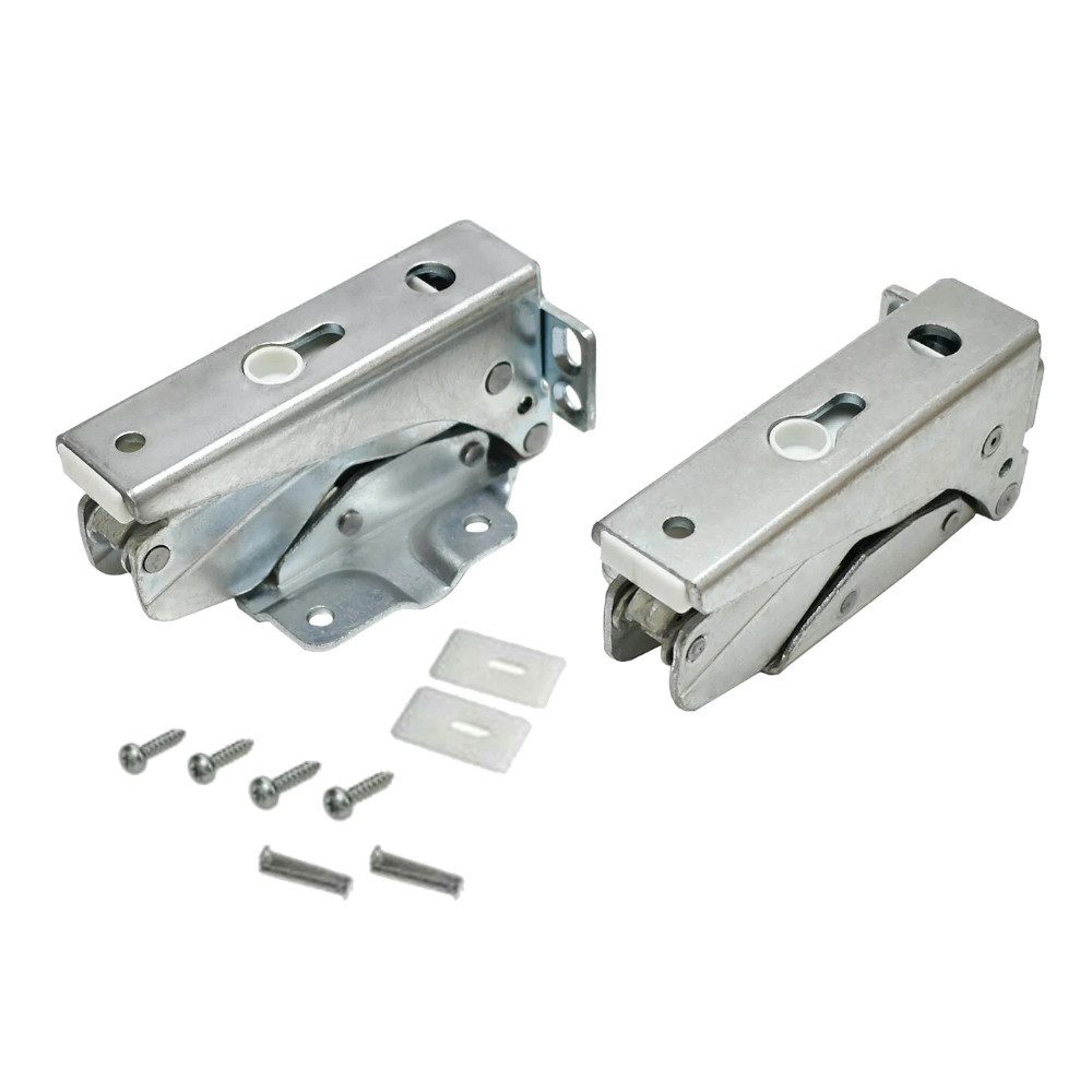 Trade-Shop Montagezubehör Türscharnier-Set passend für Whirlpool ARG961 AFB350 AFB350 ARG595, Geeignet für oben und unten am Kühlschrank / Gefrierschrank