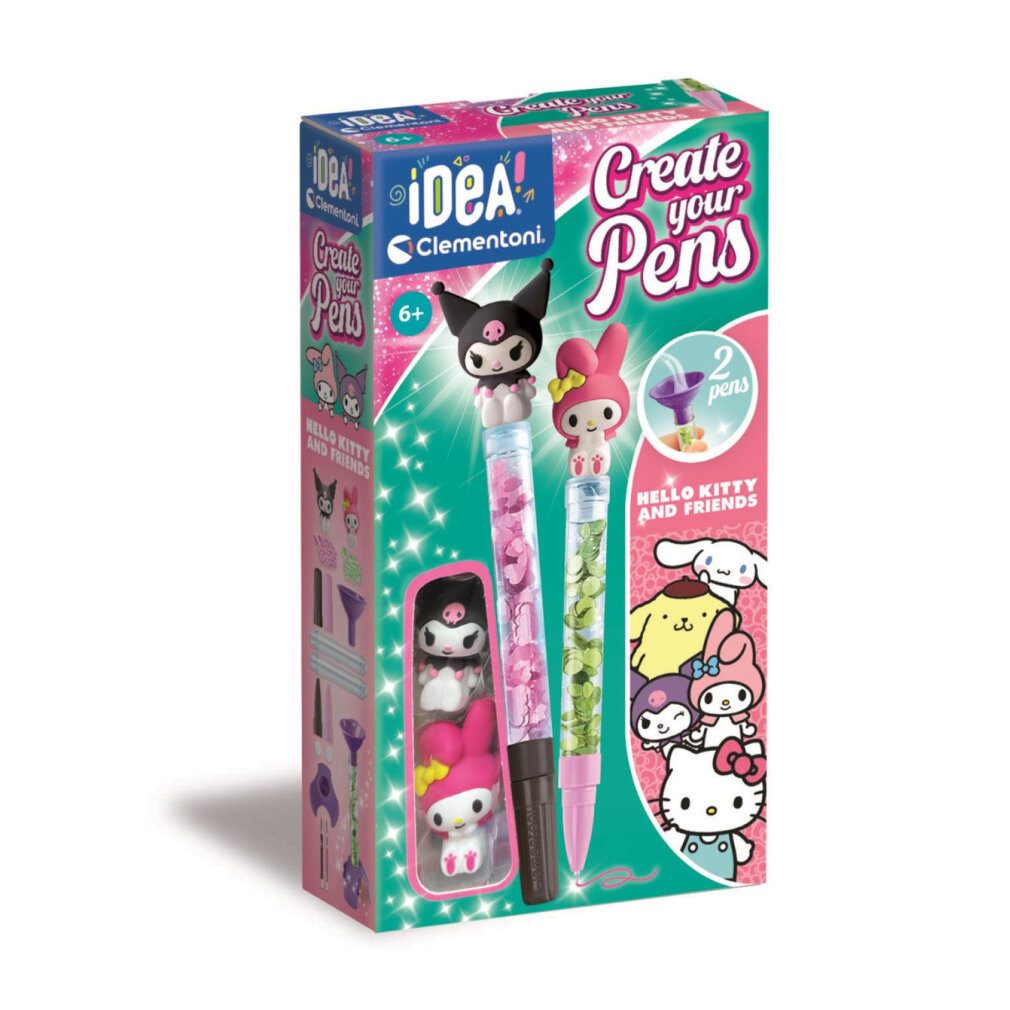 Clementoni® Spiel Hello Kitty Black Kuromi Stifteherstellung Set Clementoni