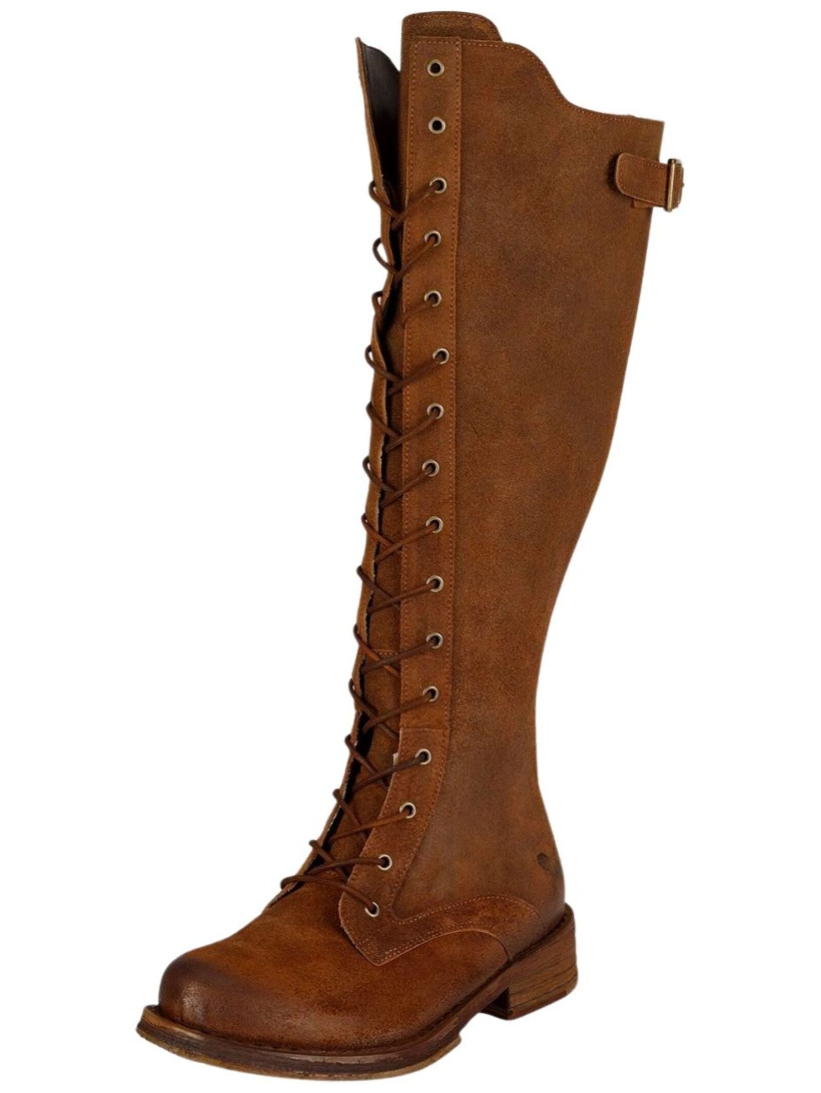 Felmini Wide Fit Stiefel Leder . Schnürstiefel günstig online kaufen