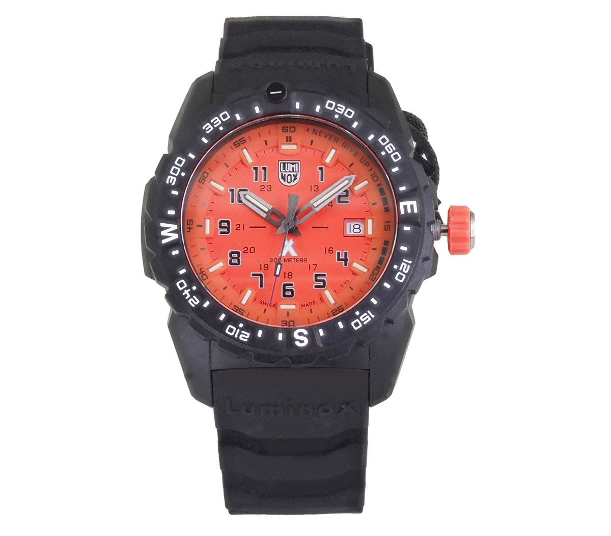 Luminox Schweizer Uhr Herren Uhr Bear Grylls Mountain XB.3739 45 mm, Luminox Light Technology: Dauerhaftes Leuchten für bis zu 25 Jahre