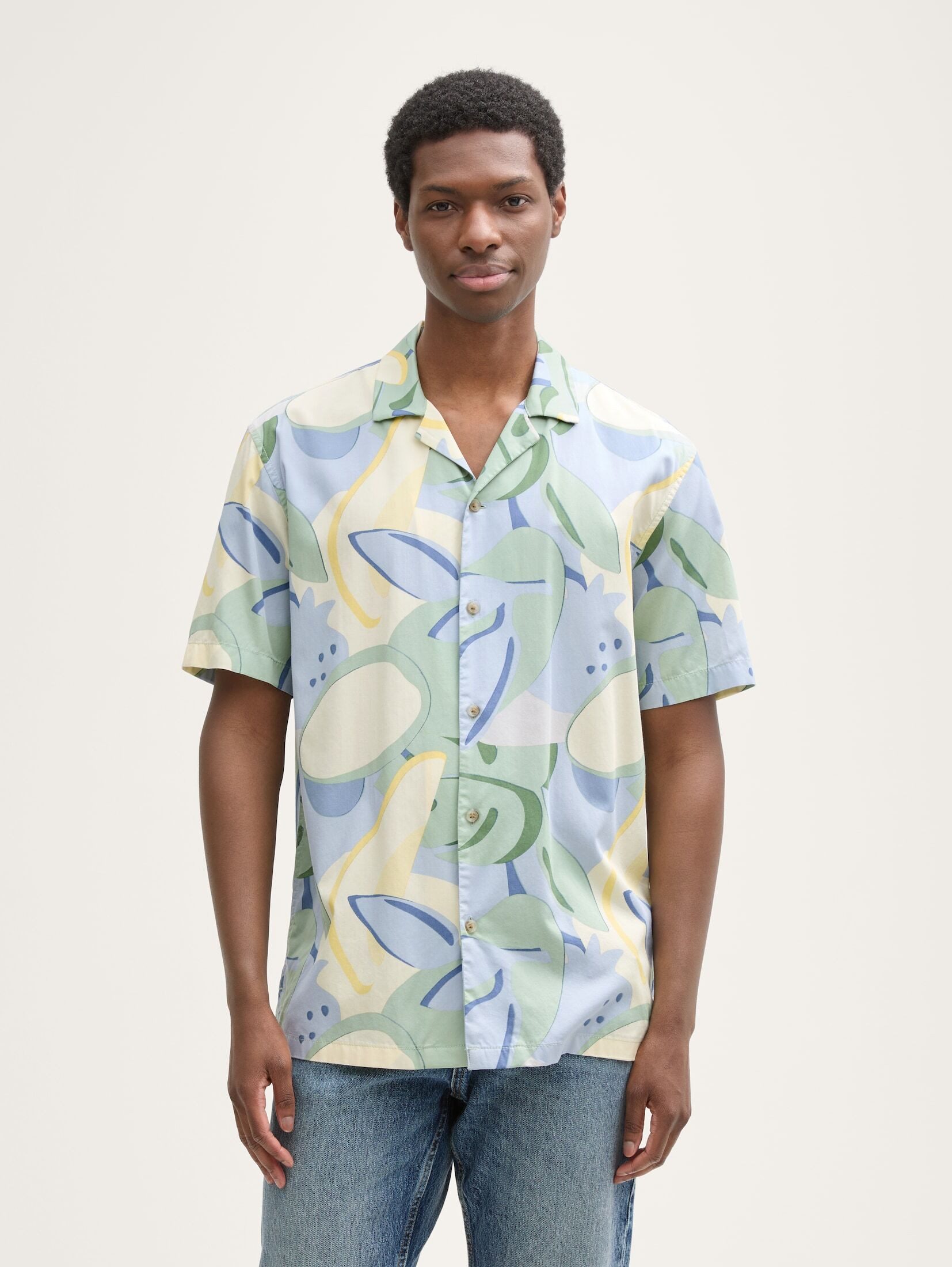 TOM TAILOR Denim Kurzarmhemd Relaxed Fit günstig online kaufen
