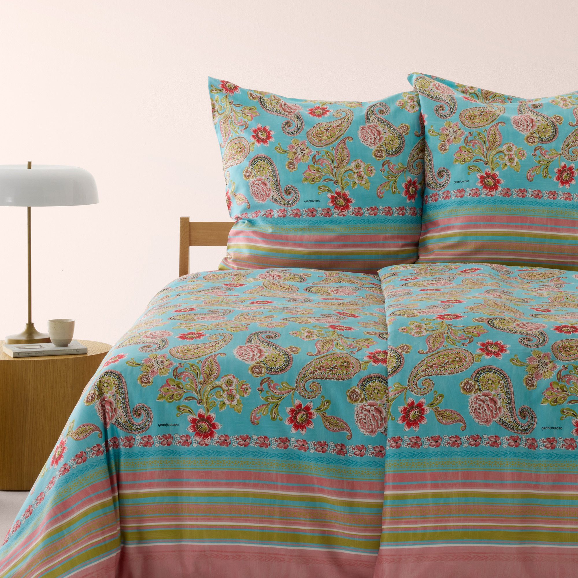 Bassetti Bettwäsche Bettwäsche "Rapallo", Mako-Satin, Feinsatin Paisley/Blumen/Ornamente