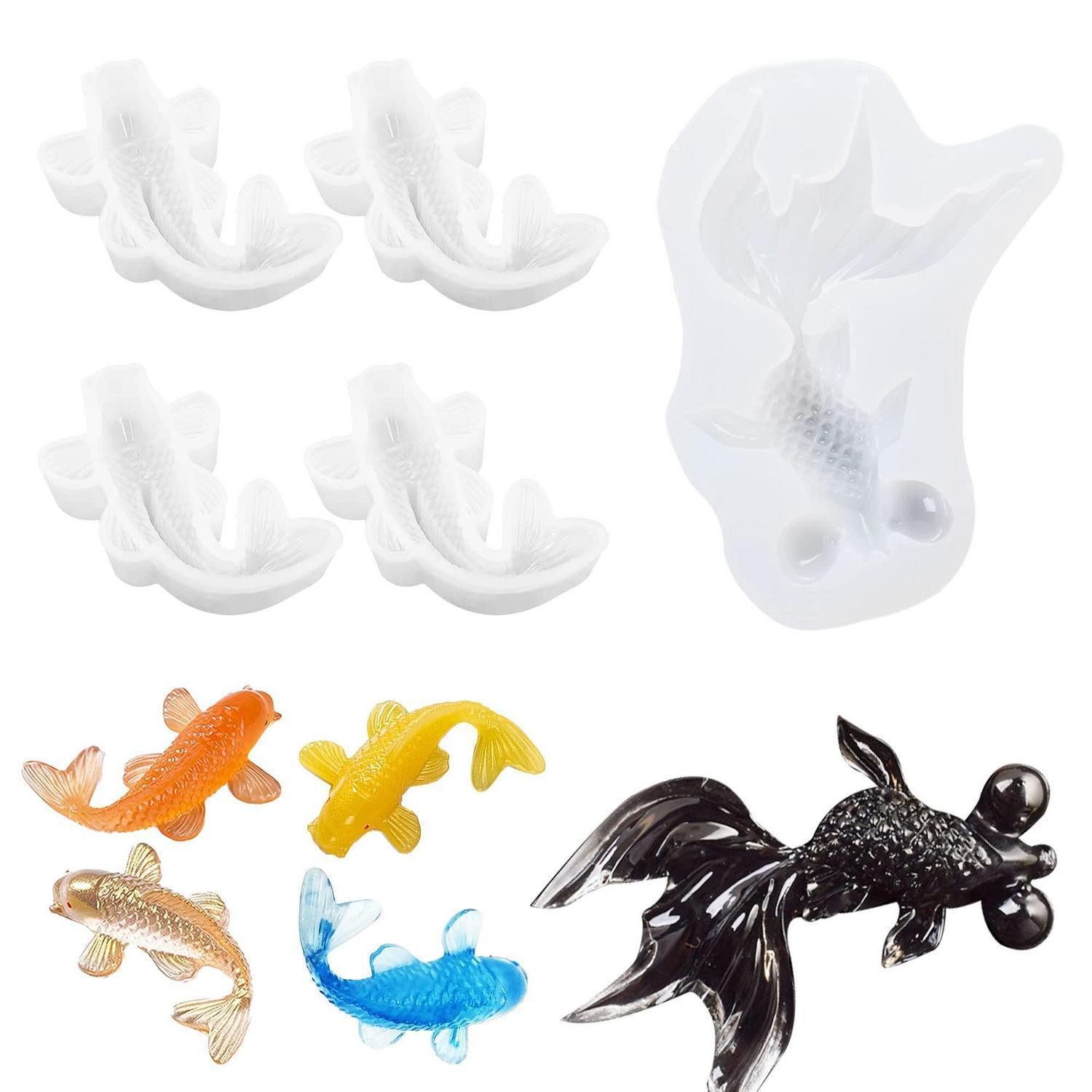 LuxusKollektion Modellierwerkzeug Fisch Formen Epoxidharz Silikon-Set, (1 St)