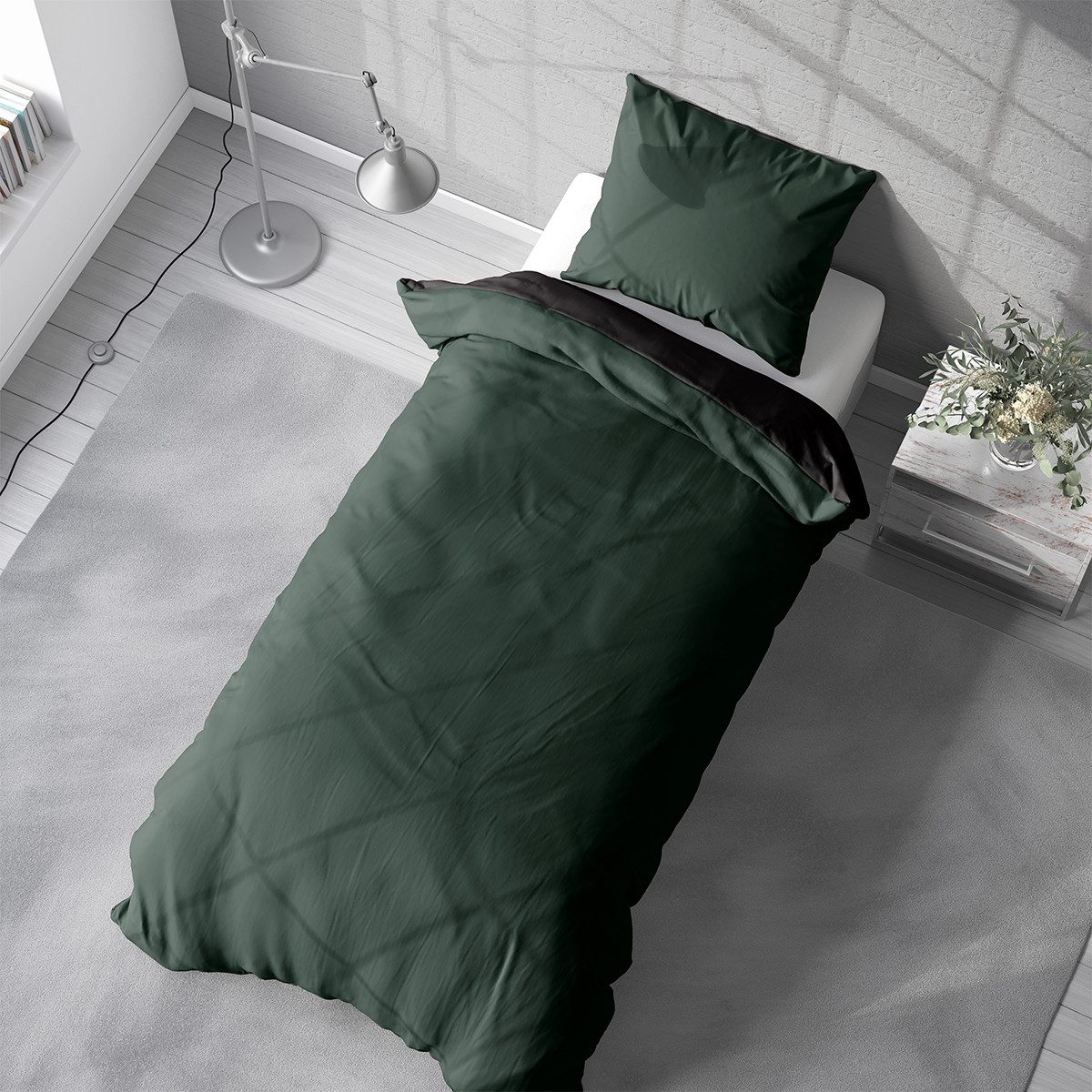Visaggio Bettwäsche Baumwolle Feinbiber Winter Bettbezug 135x200, 155x220, günstig online kaufen