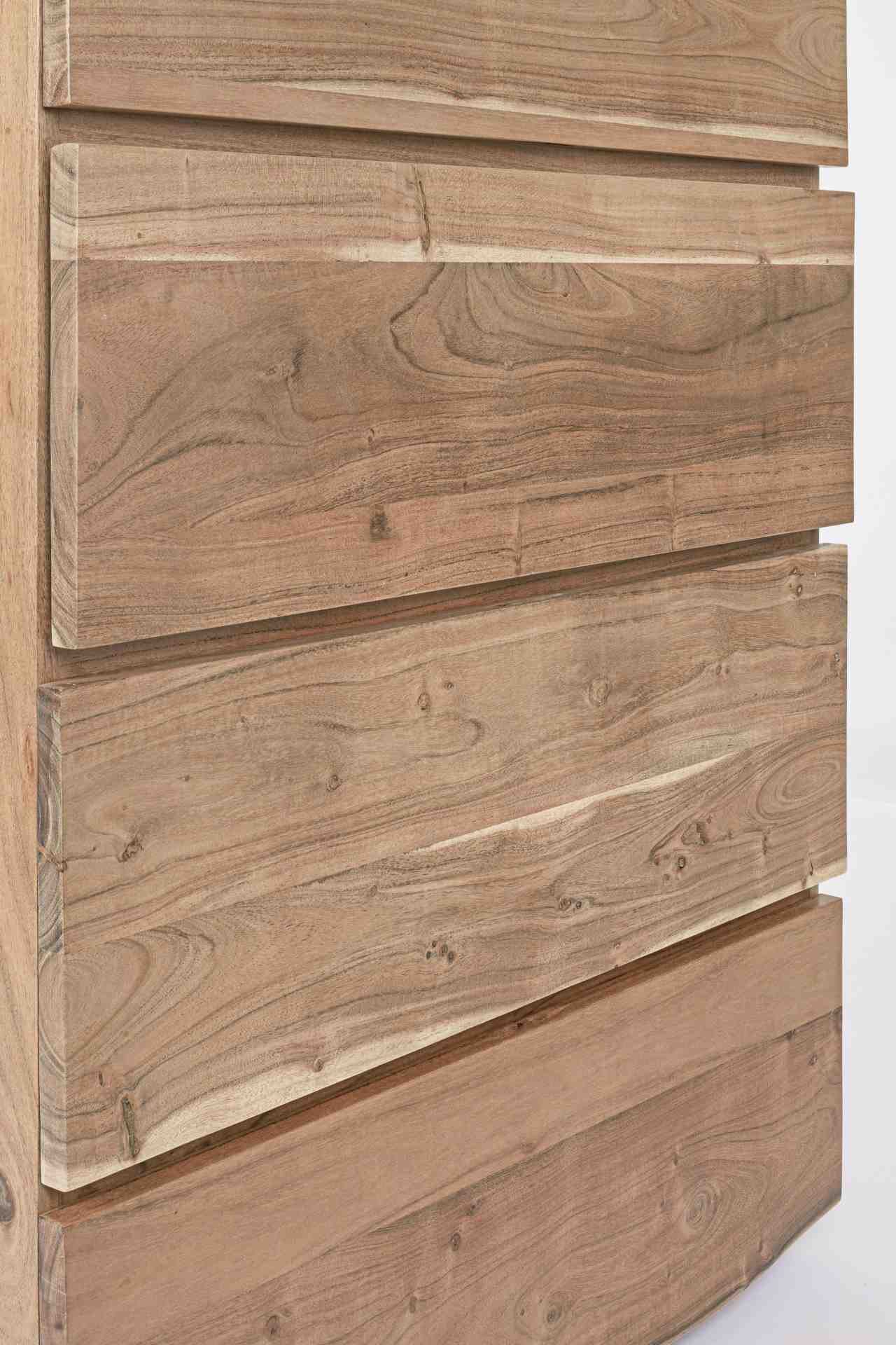 Bizzotto Kommode Aron aus Akazienholz, 70 cm