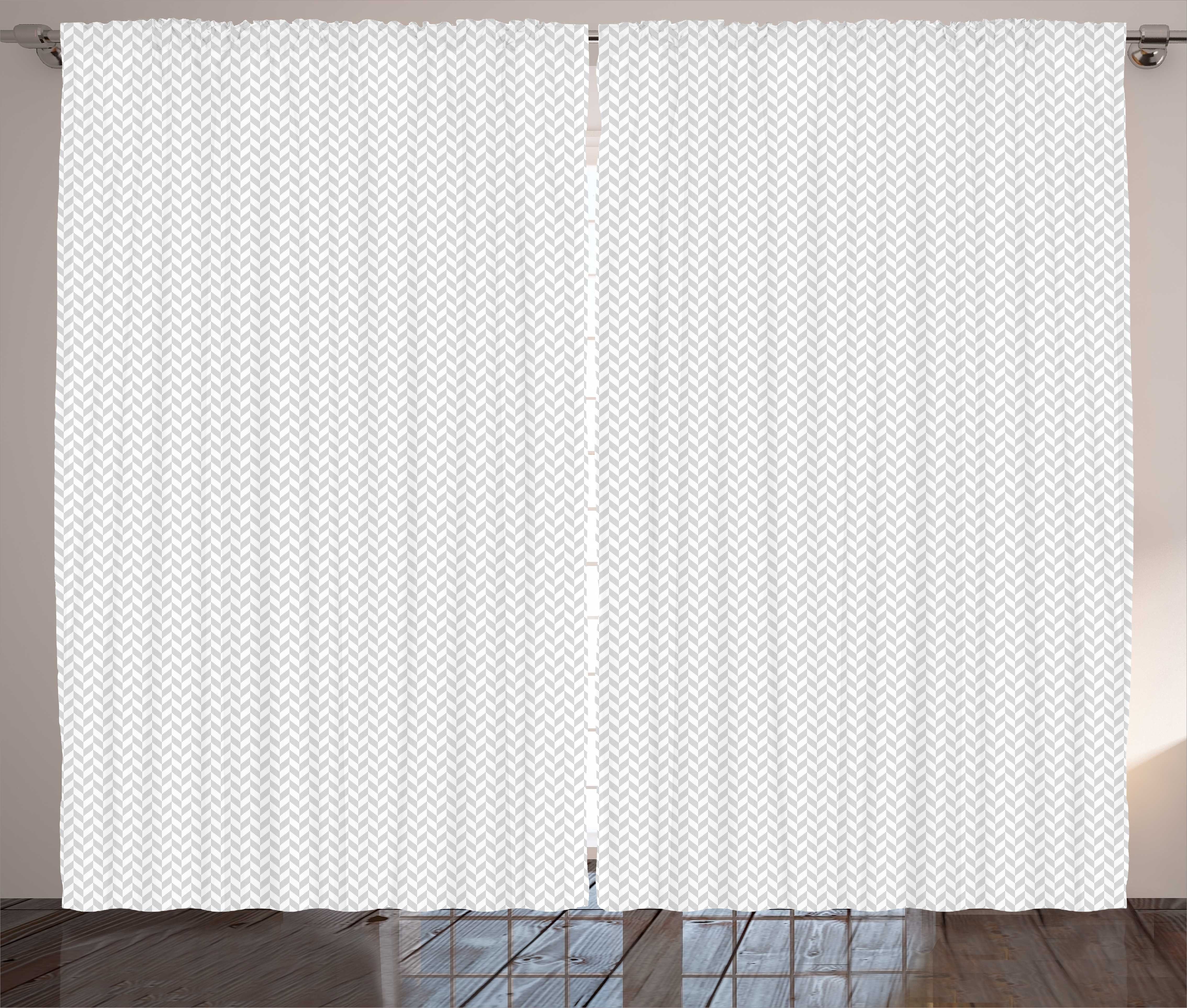Gardine Schlafzimmer Kräuselband Vorhang mit Art Haken, Minimal-Töne und Fischgräte Abakuhaus, Pixel Schlaufen