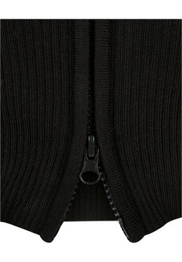URBAN CLASSICS Cardigan Urban Classics Damen Ladies Cropped Rib Knit Zip Cardigan (1-tlg)