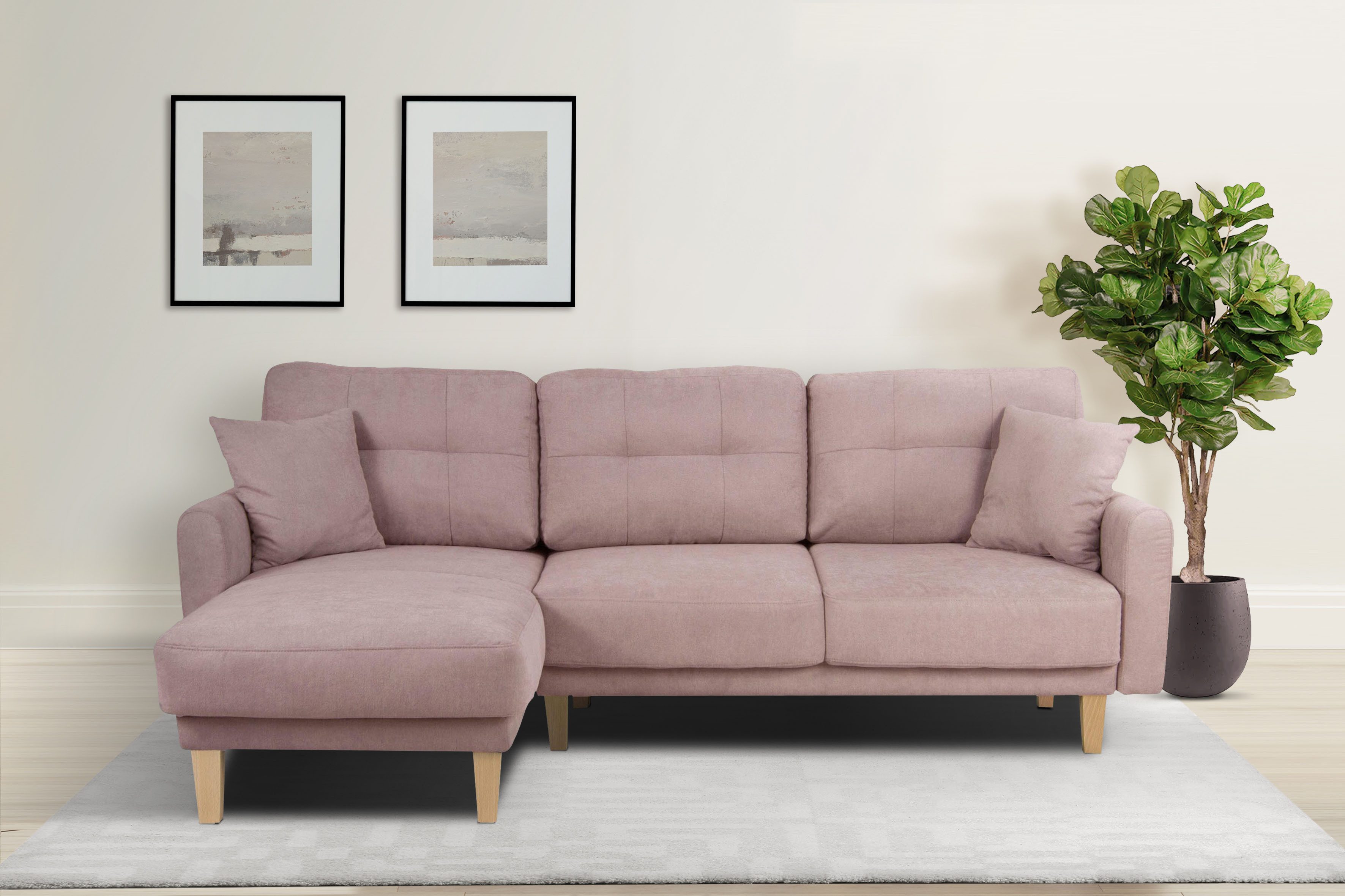 Home affaire Ecksofa TRIPLO optionale Schlafsofa günstig online kaufen