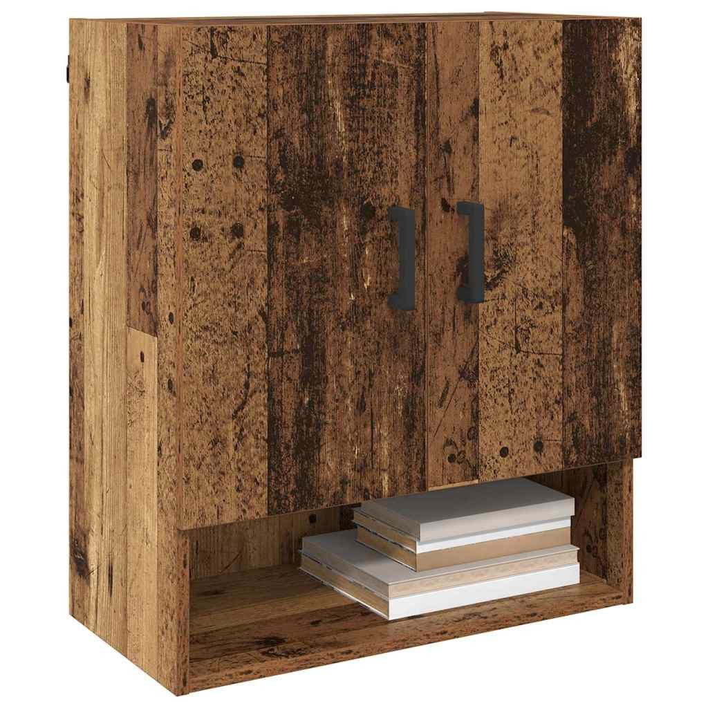 vidaXL Hängeschrank 60 x 31 x 70 cm Wandschrank Hängeschrank Wandmontiert Altholz 60x31x70